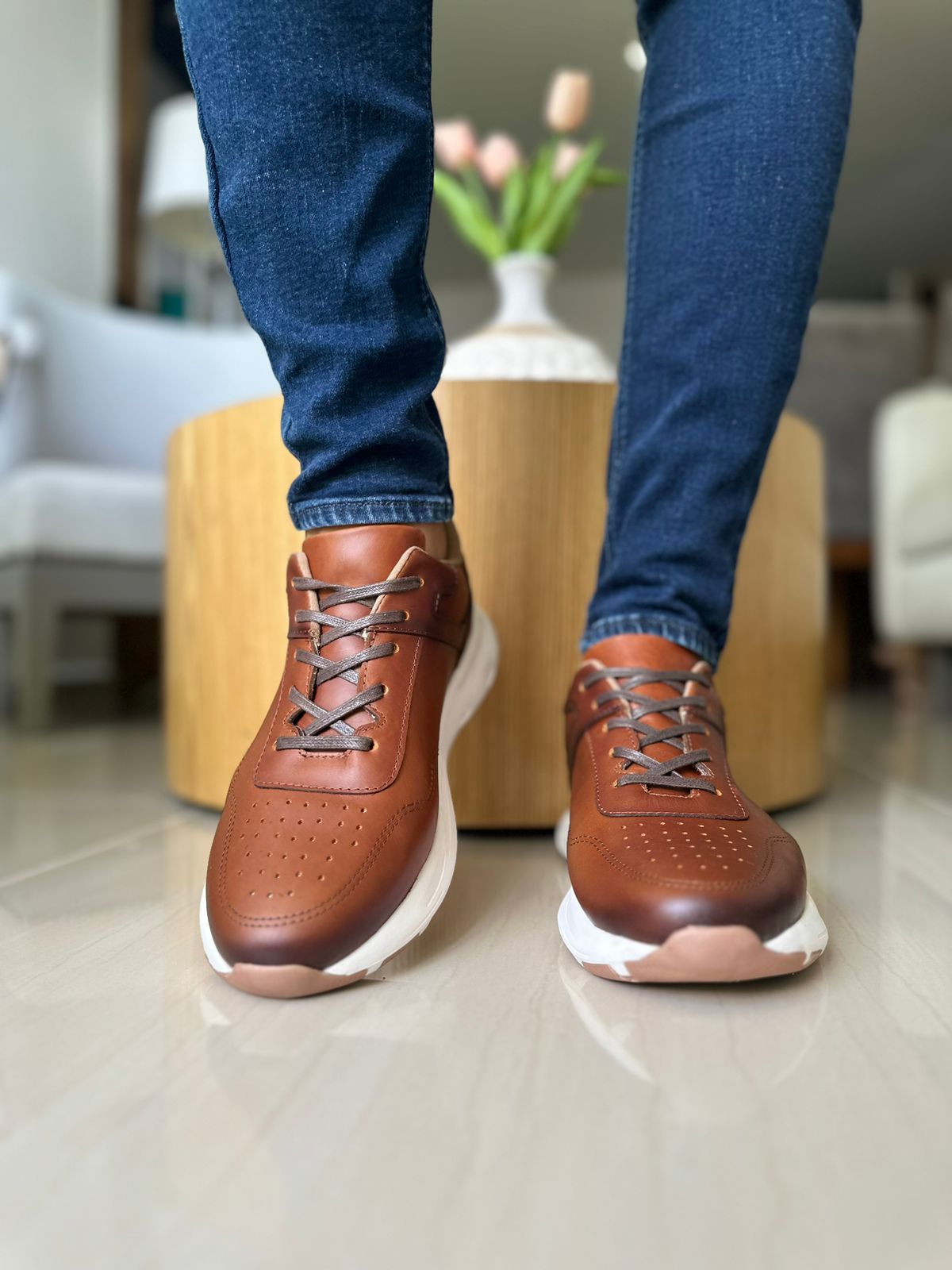 SNEAKER KLAN - EN CUERO - PARA HOMBRE - REF: TIBANA