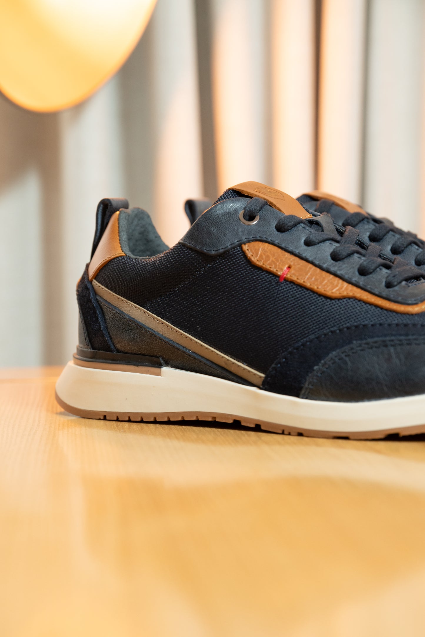 SNEAKERS GOP EN CUERO\LONA -REF: 317 AZUL