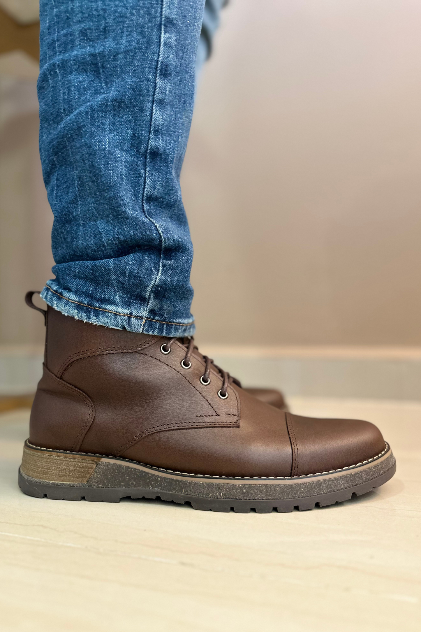 BOTAS GALE - EN CUERO - PARA HOMBRE