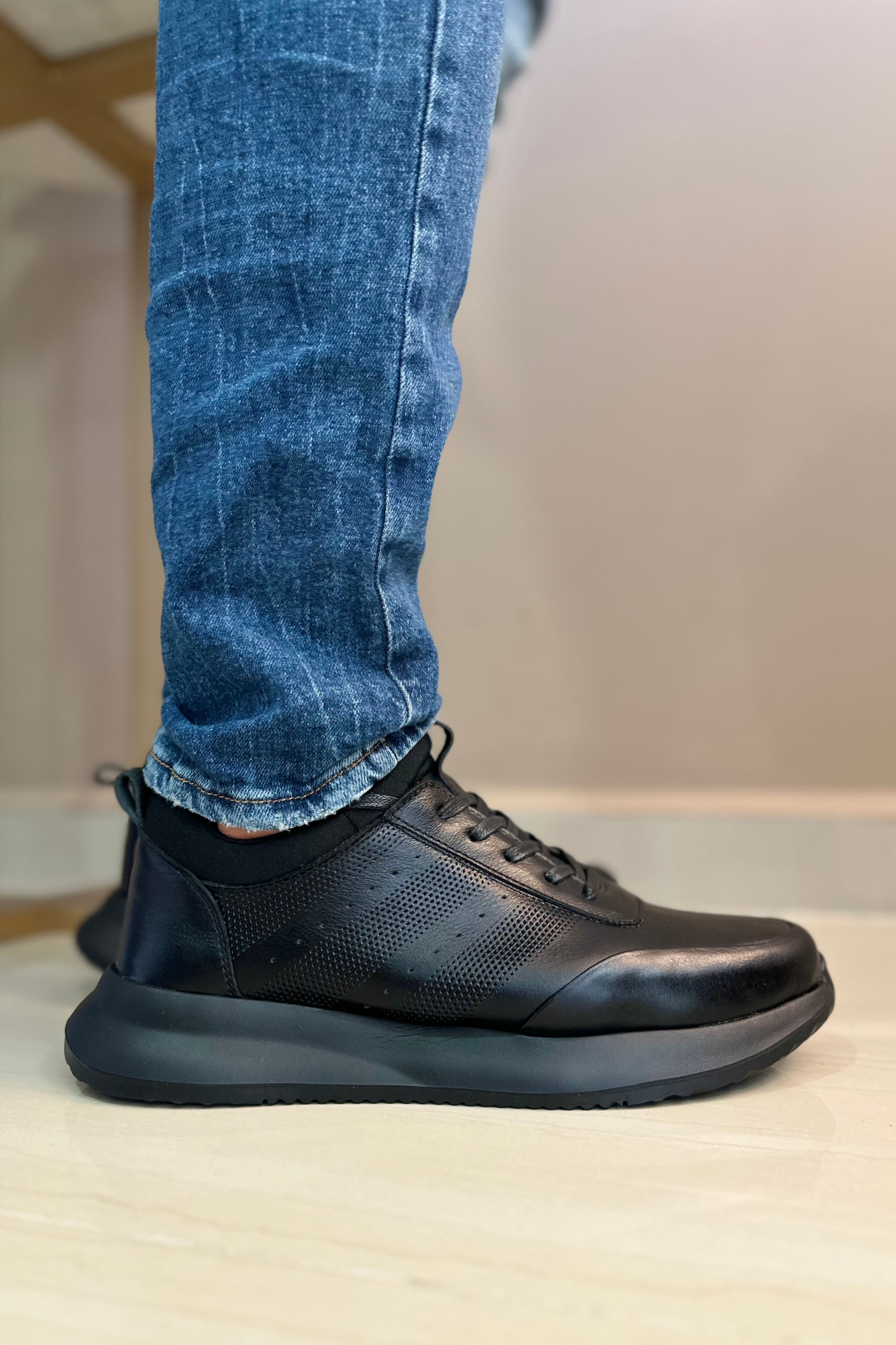 SNEAKERS ORIN - PARA HOMBRE - EN CUERO - REF: SPN 3216