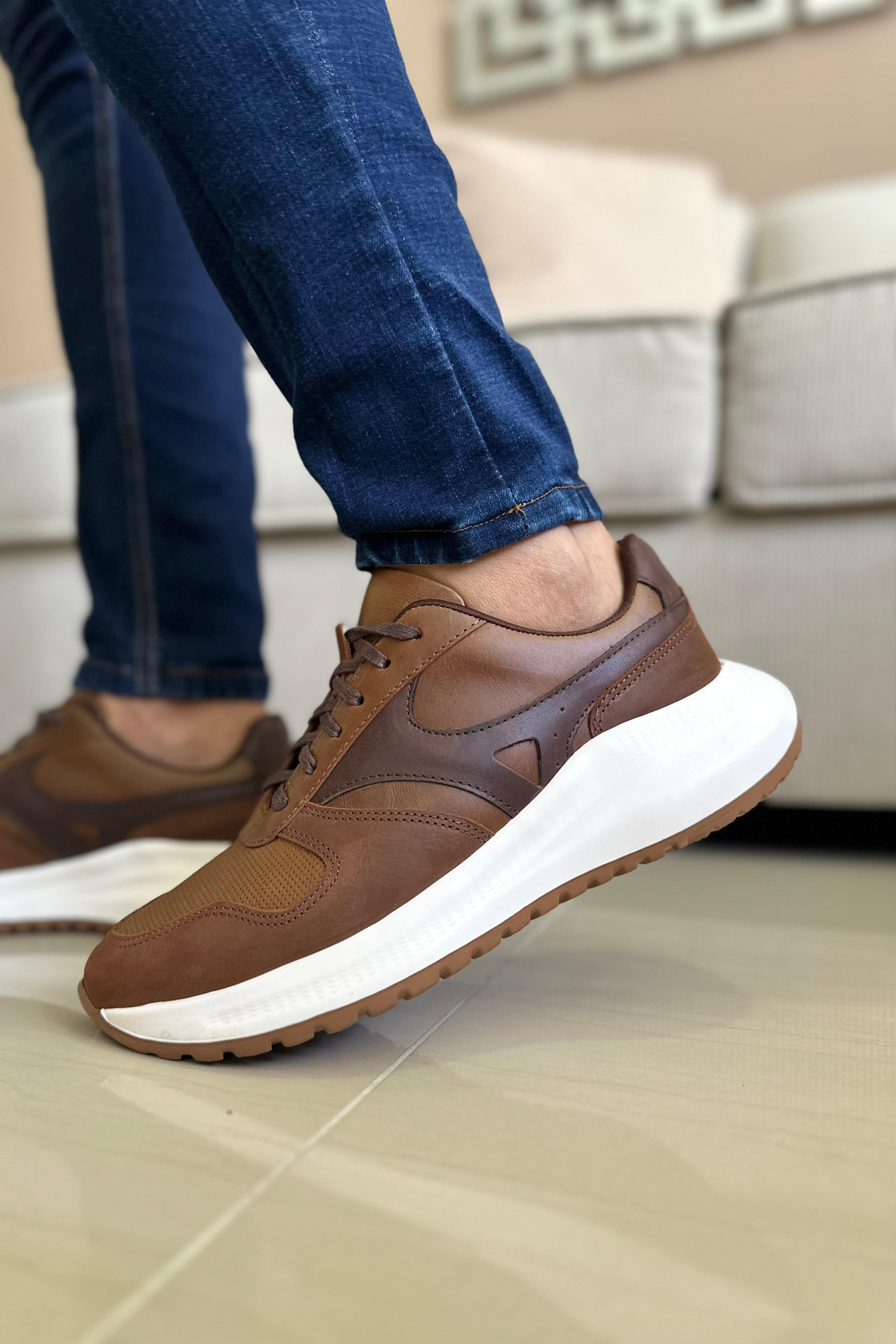 SNEAKERS QUERETARO - PARA HOMBRE - EN CUERO