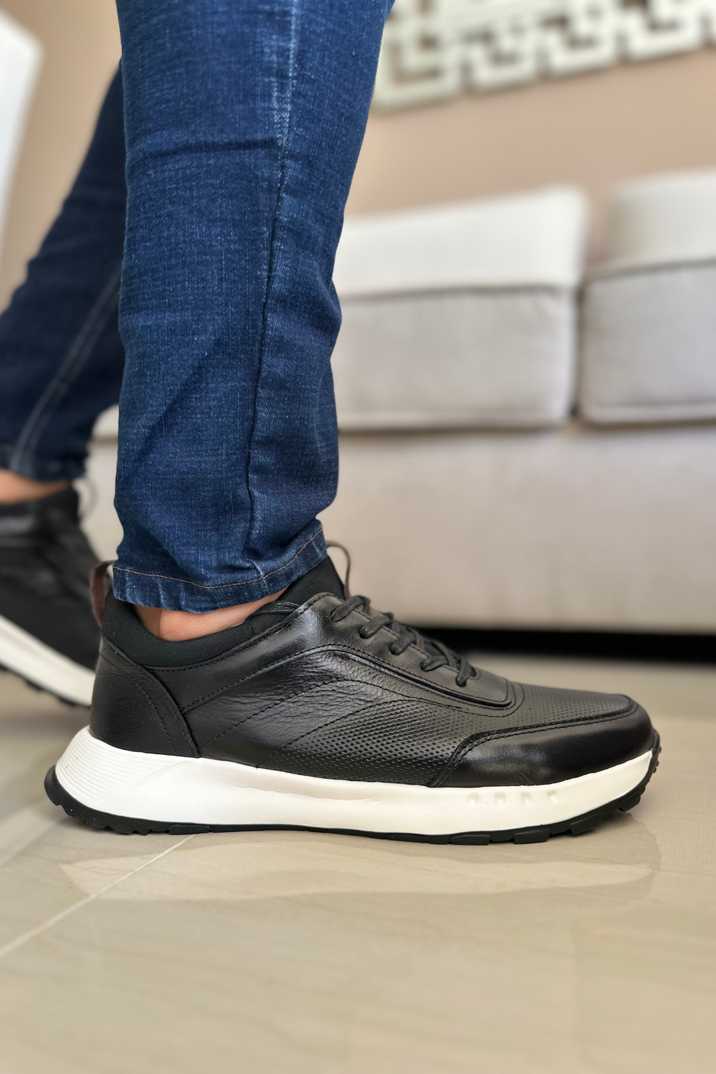 SNEAKERS MONBLANC - EN CUERO - PARA HOMBRE - REF: SPN 3050