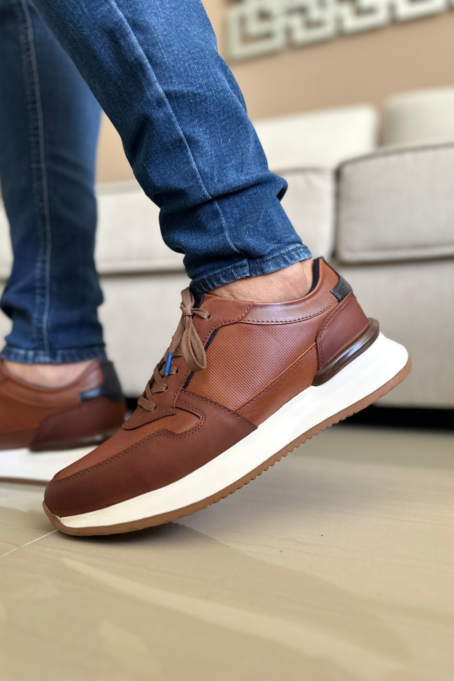 SNEAKER BAIT - EN CUERO - PARA HOMBRE