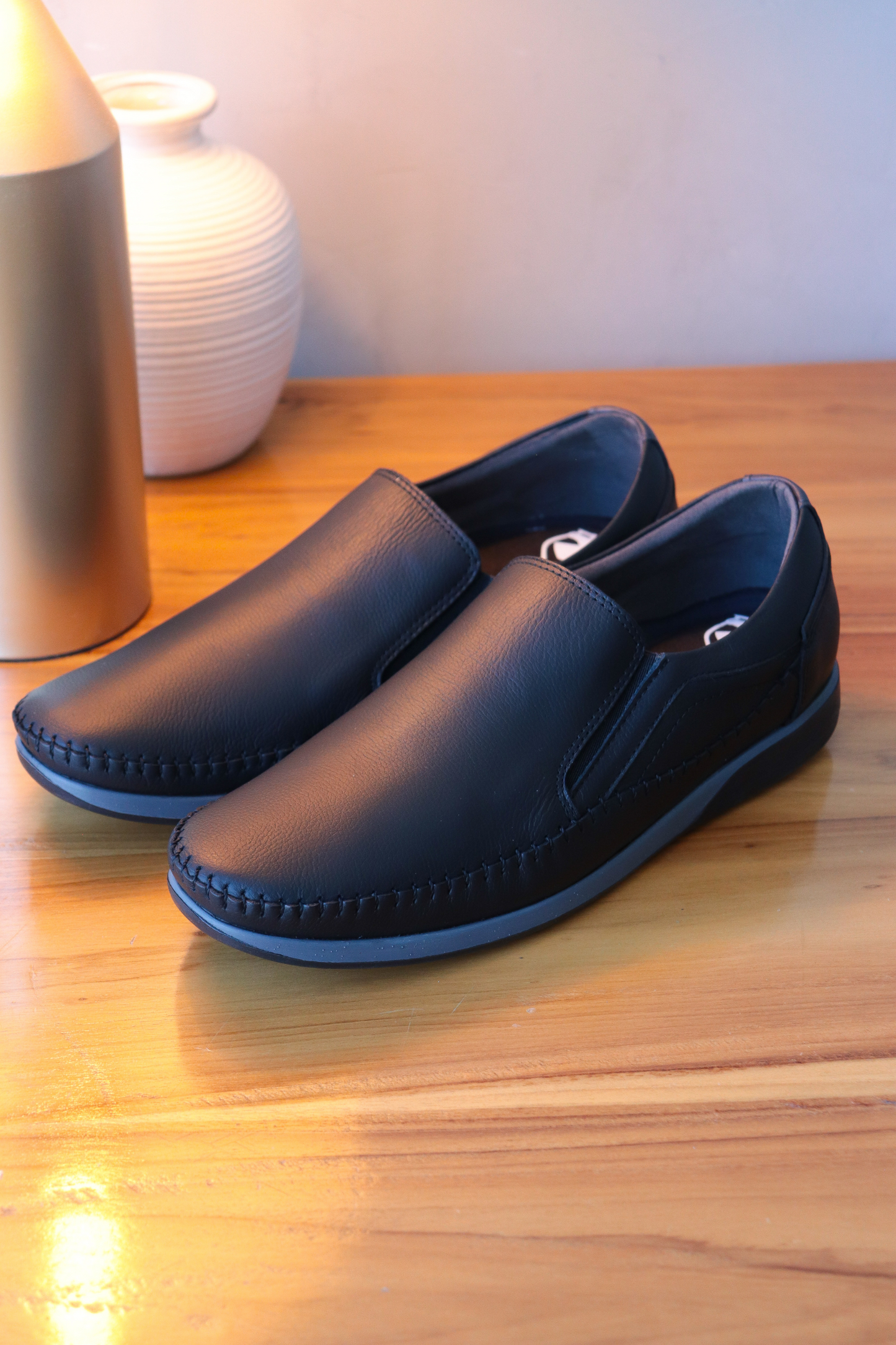 MOCASÍN DEKKO - EN CUERO - PARA HOMBRE - REF: ADO 6306