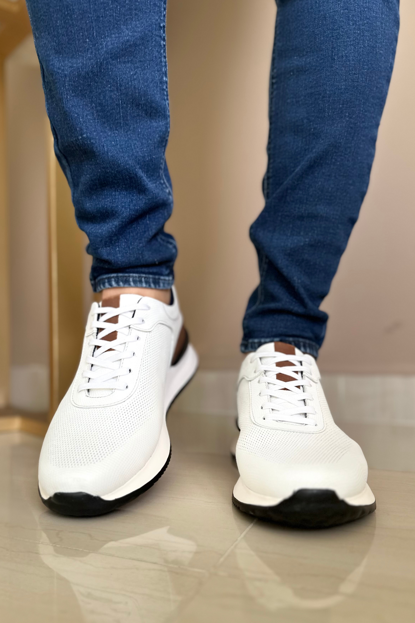 SNEAKER XLR - EN CUERO - PARA HOMBRE - REF: ADO 6412