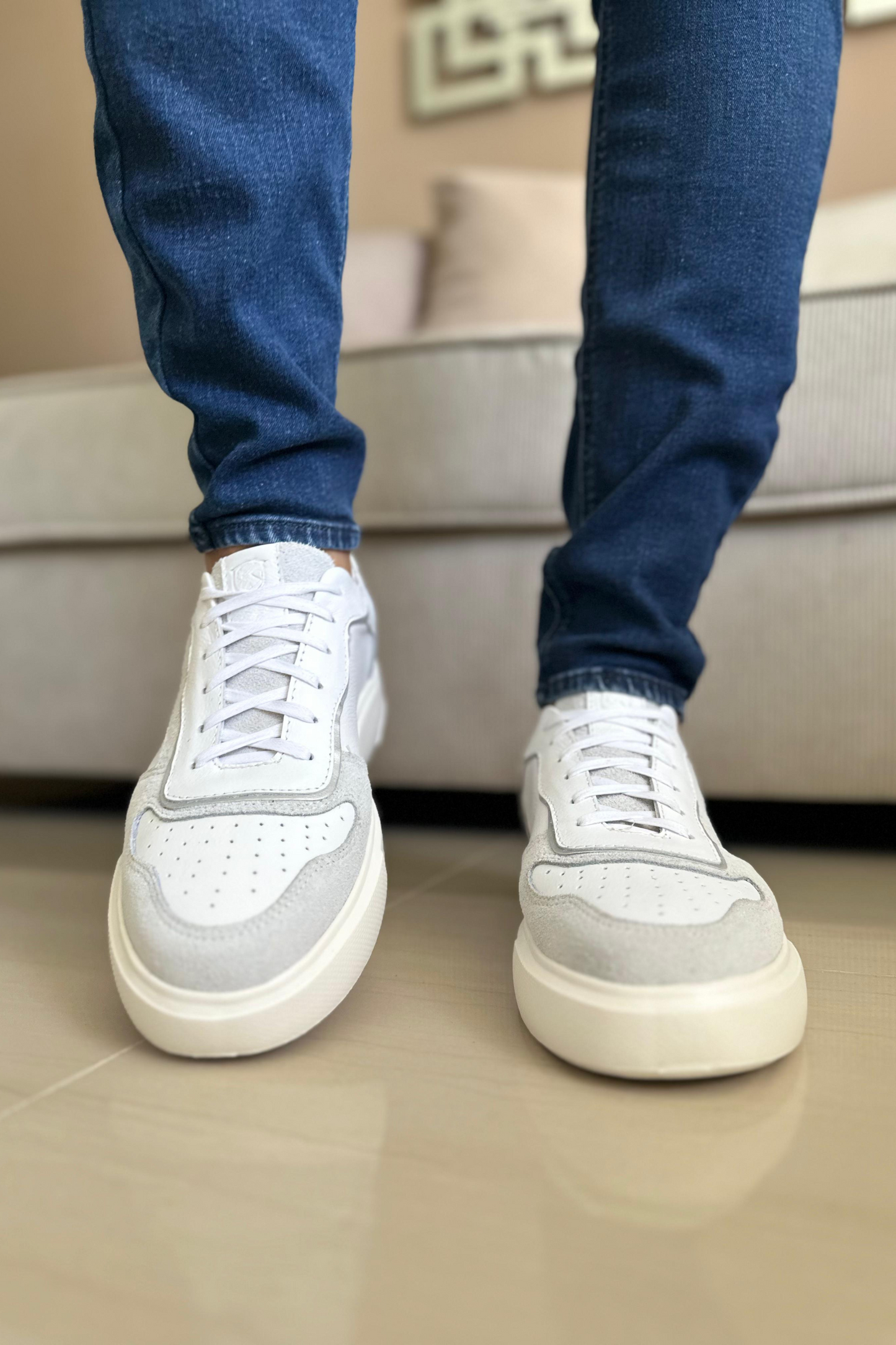 SNEAKERS MOJABI - PARA HOMBRE - EN CUERO - REF: 616