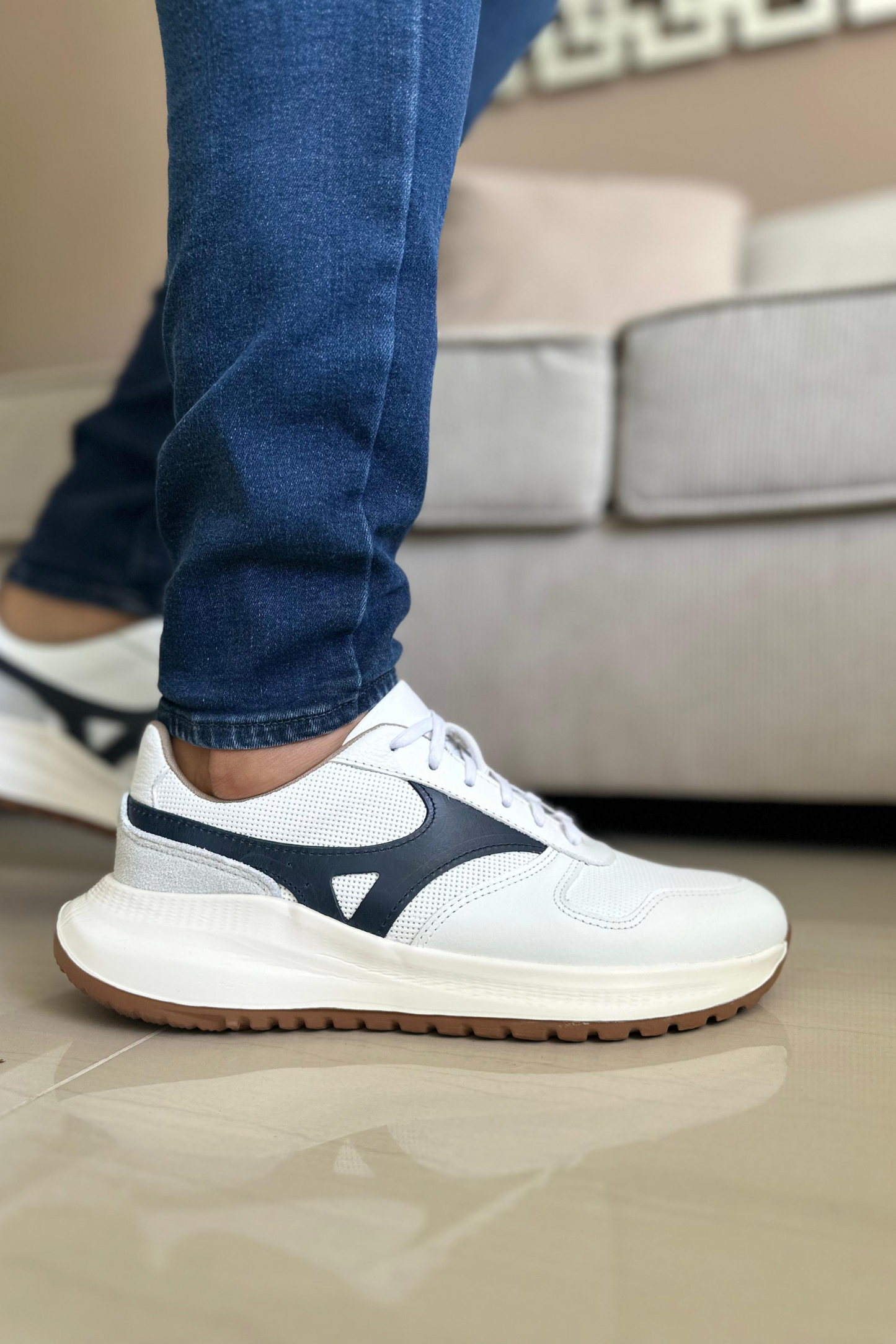 SNEAKERS QUERETARO - PARA HOMBRE - EN CUERO - REF: