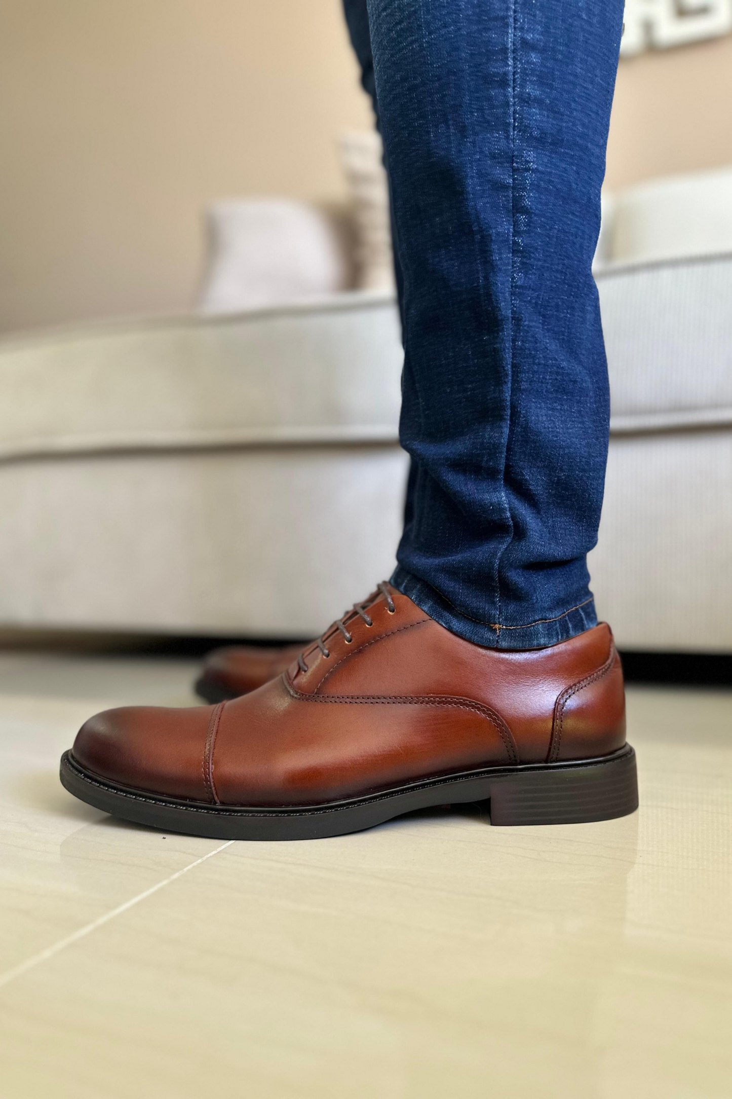 ELEGANTES DILOM - EN CUERO -PARA HOMBRE