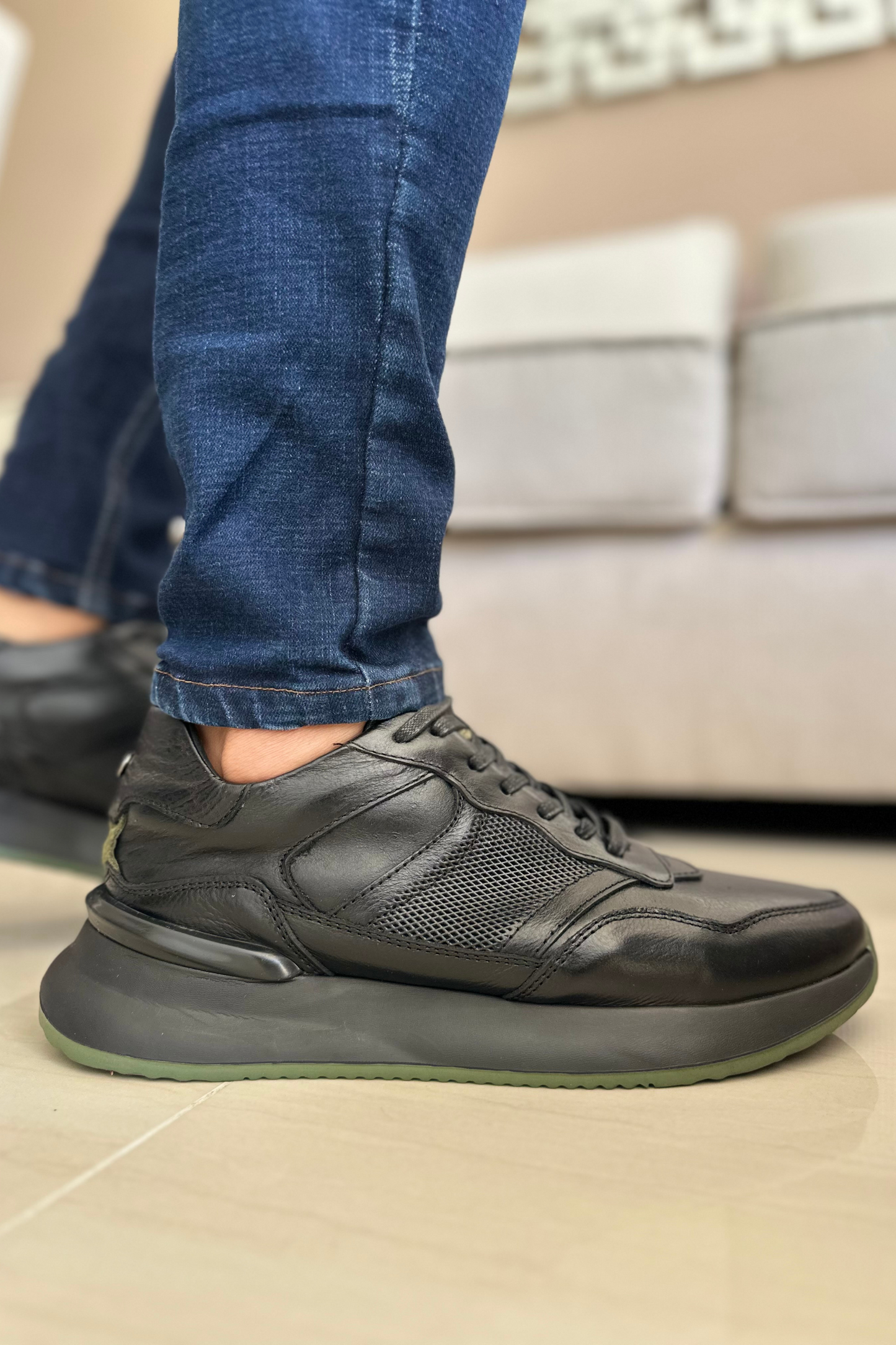 SNEAKERS XOKS - EN CUERO - PARA HOMBRE