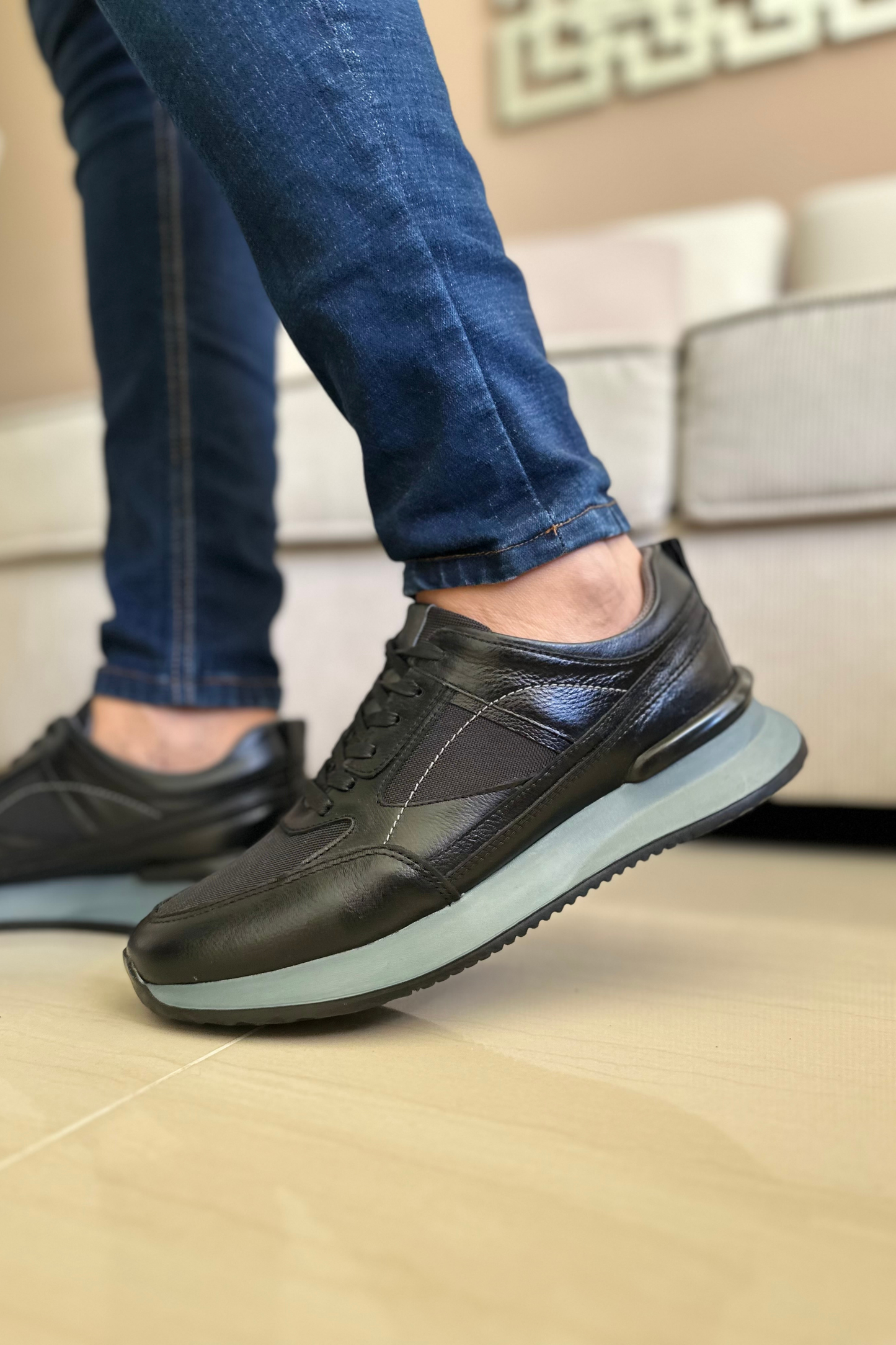 SNEAKER ARTETÁ - EN CUERO - PARA HOMBRE