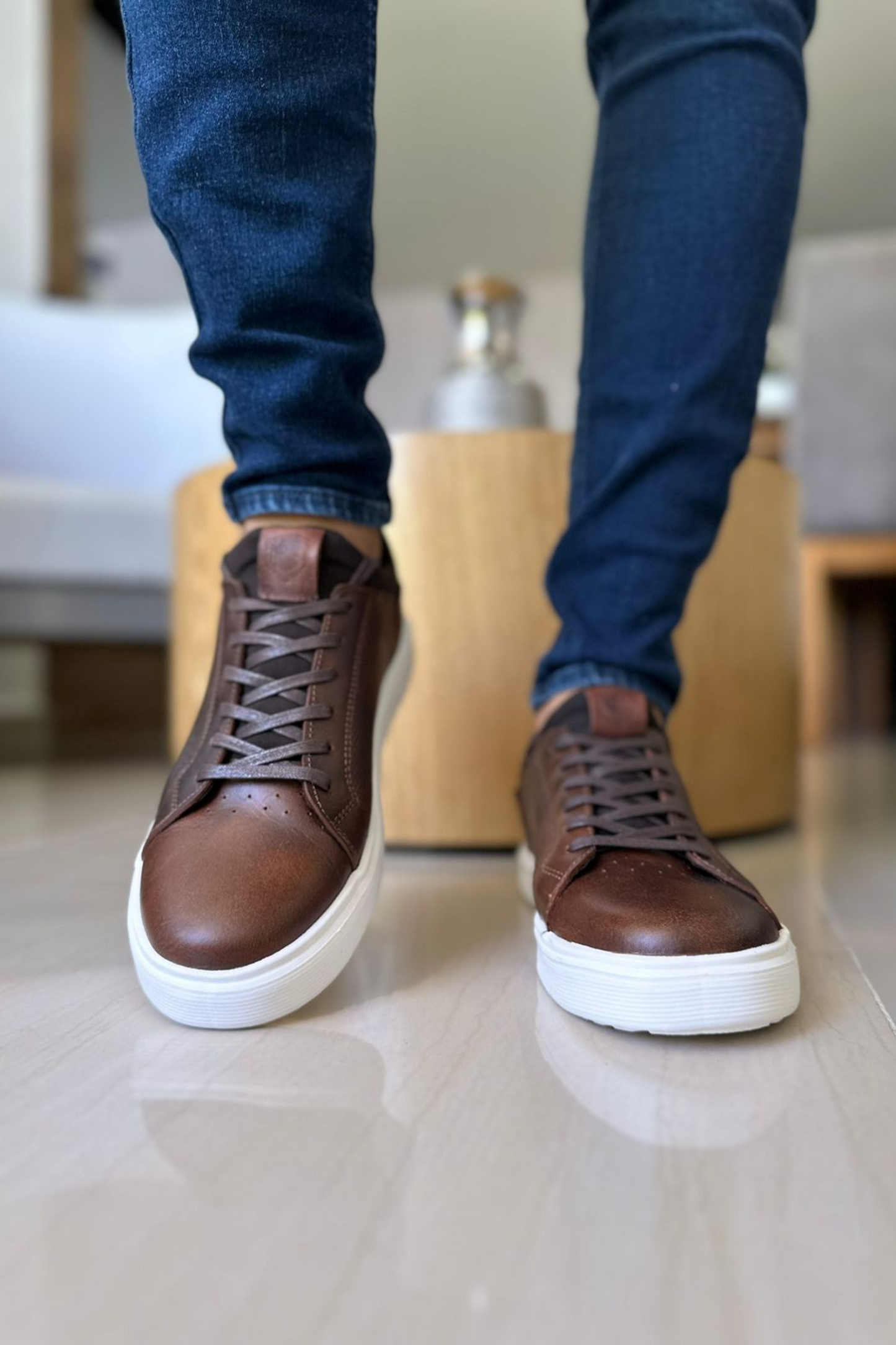 SNEAKER IRON - EN CUERO - PARA HOMBRE - REF: SPN 3137