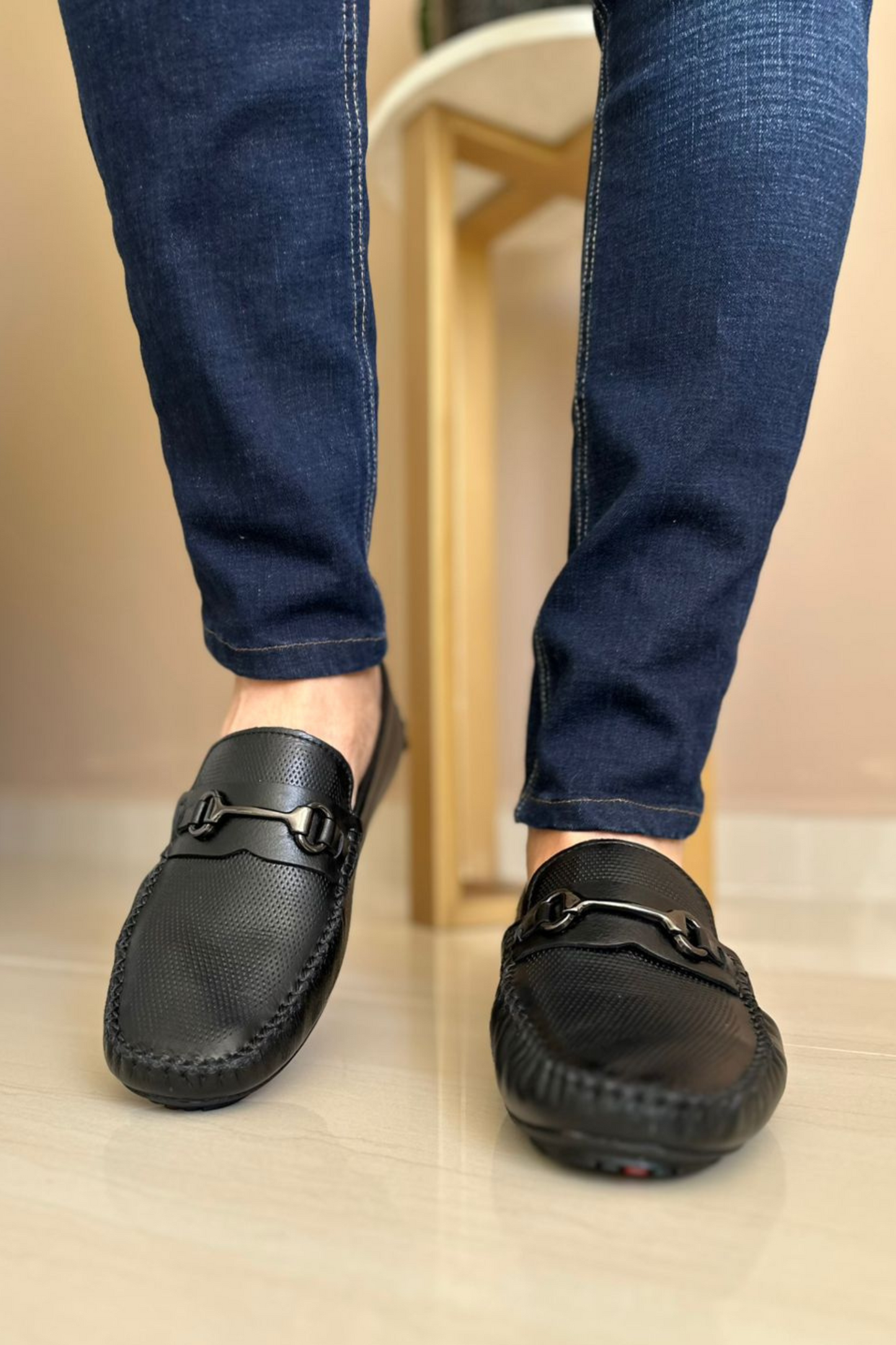 MOCASIN RYU - EN CUERO - PARA HOMBRE - REF: 1002