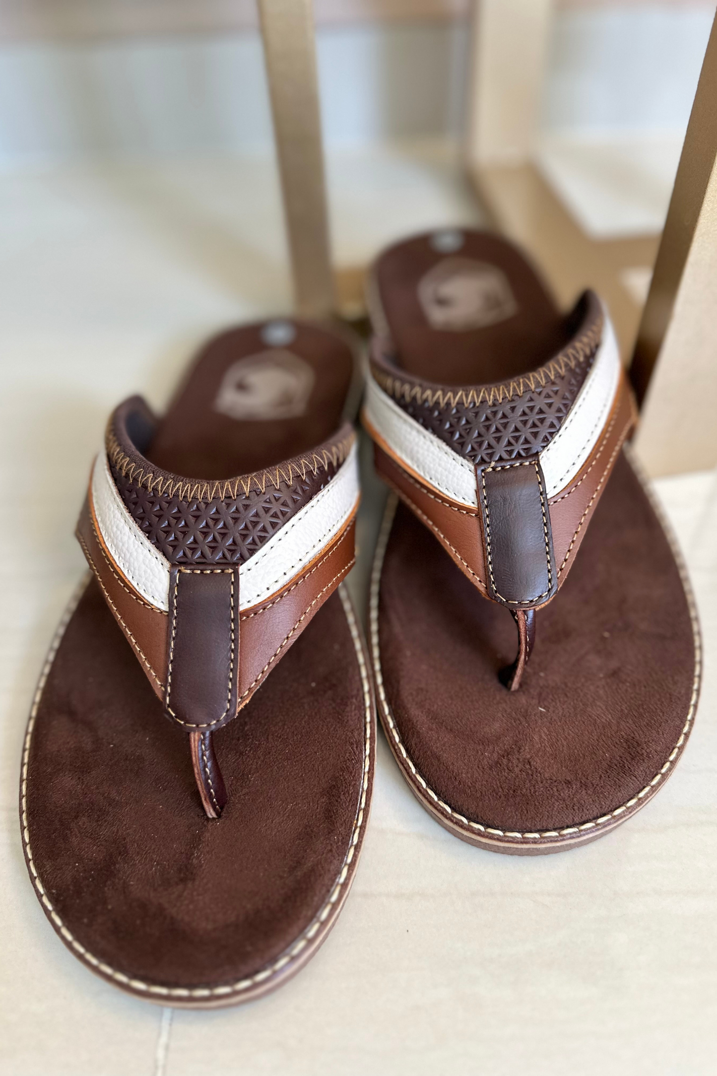 SANDALIA CONQUEST - EN CUERO - PARA HOMBRE - REF: 445