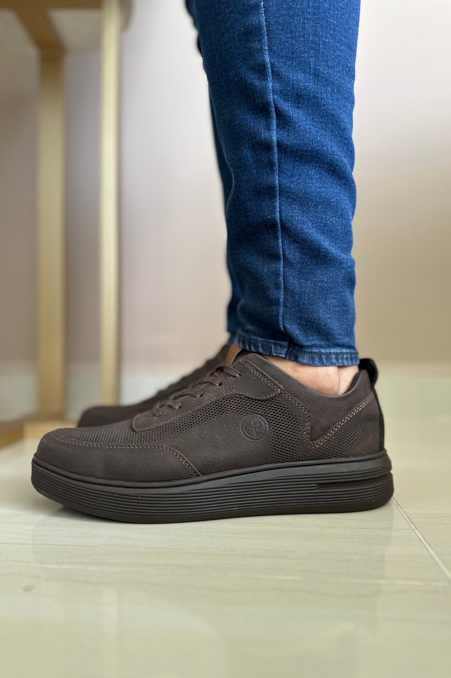SNEAKER BIM - EN CUERO - PARA HOMBRE - REF: 3134