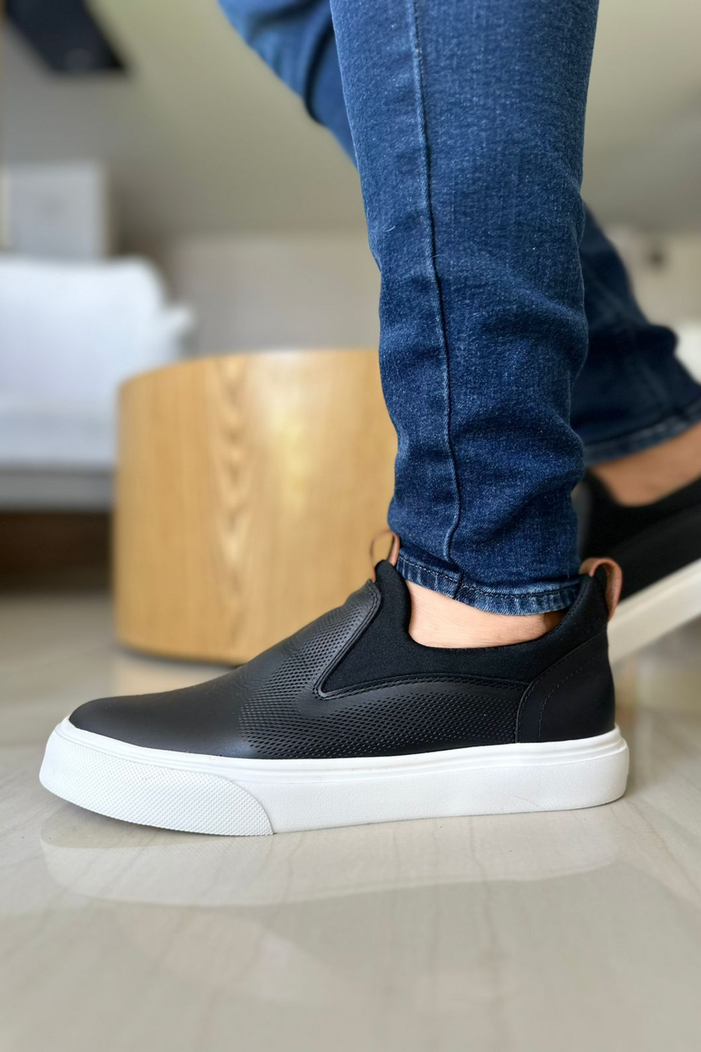 SNEAKER DENALI - EN CUERO - PARA HOMBRE - REF: SPIN 2801