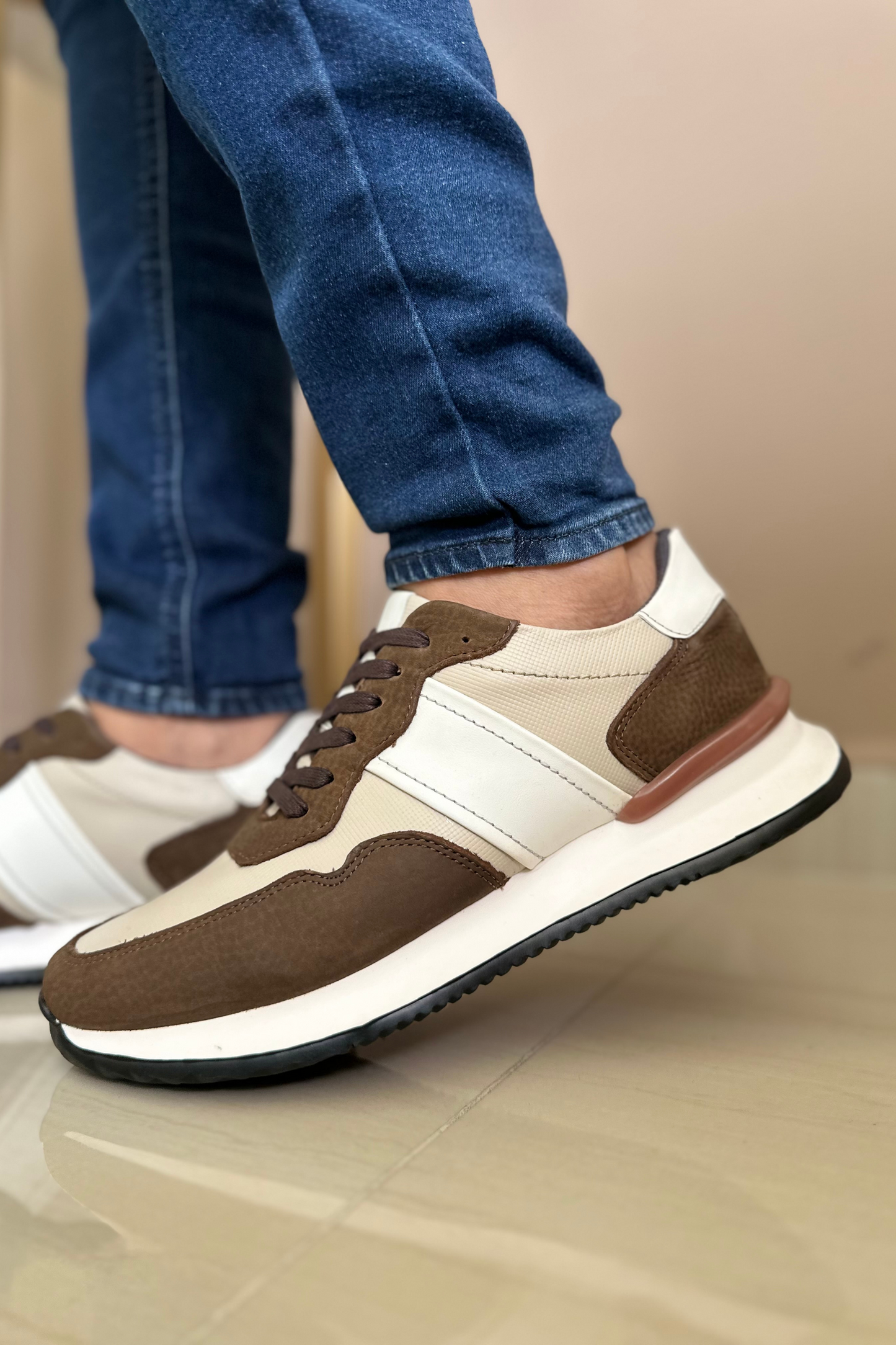 SNEAKER SPINEL - EN CUERO - PARA HOMBRE - REF: ADO 6416