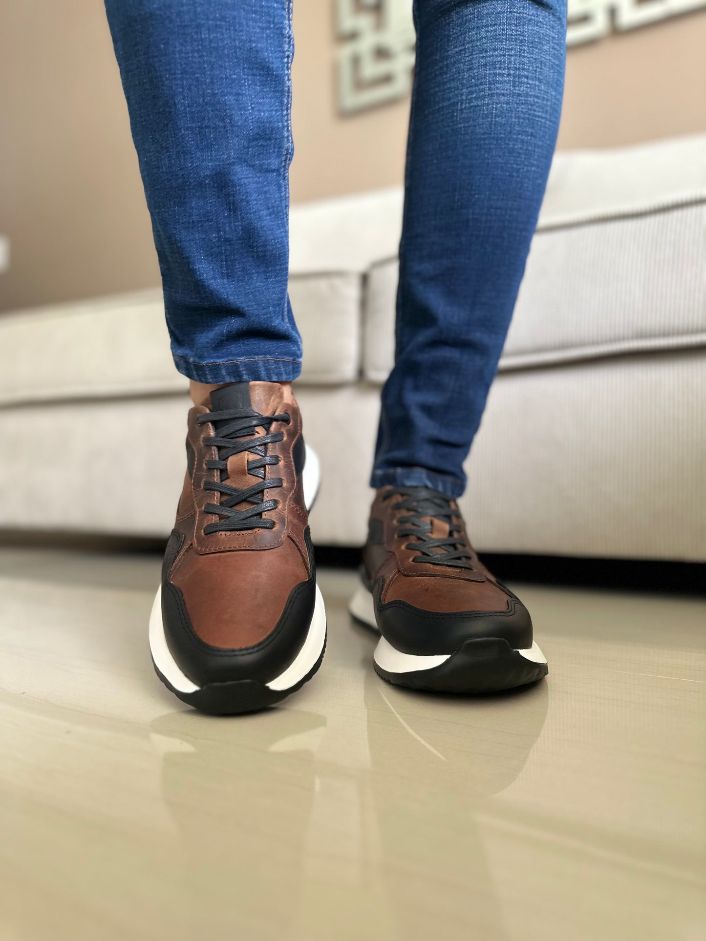 SNEAKERS GROT - PARA HOMBRE - EN CUERO REF: D14