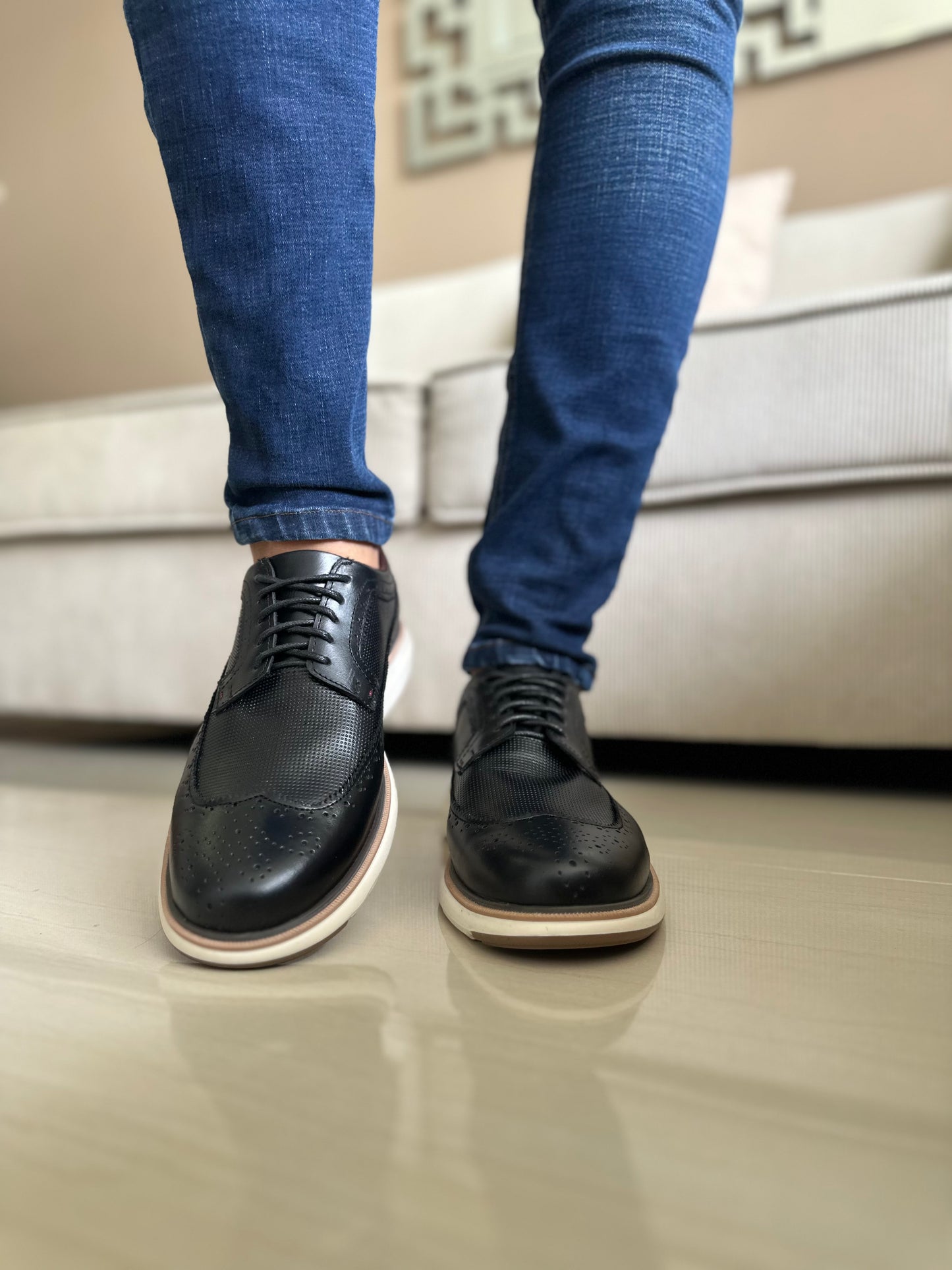 ELEGANTES GENGAR - EN CUERO - PARA HOMBRE -
