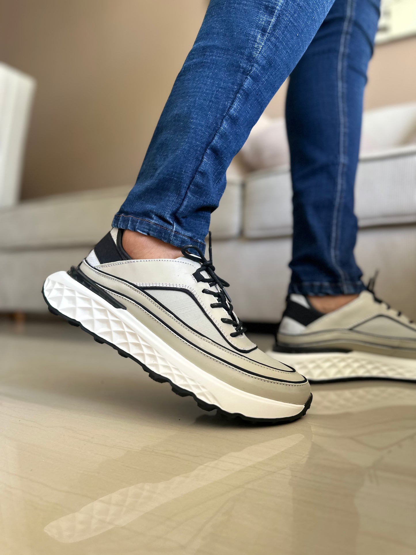 SNEAKERS OLI-CUERO VACUNO -REF 3309