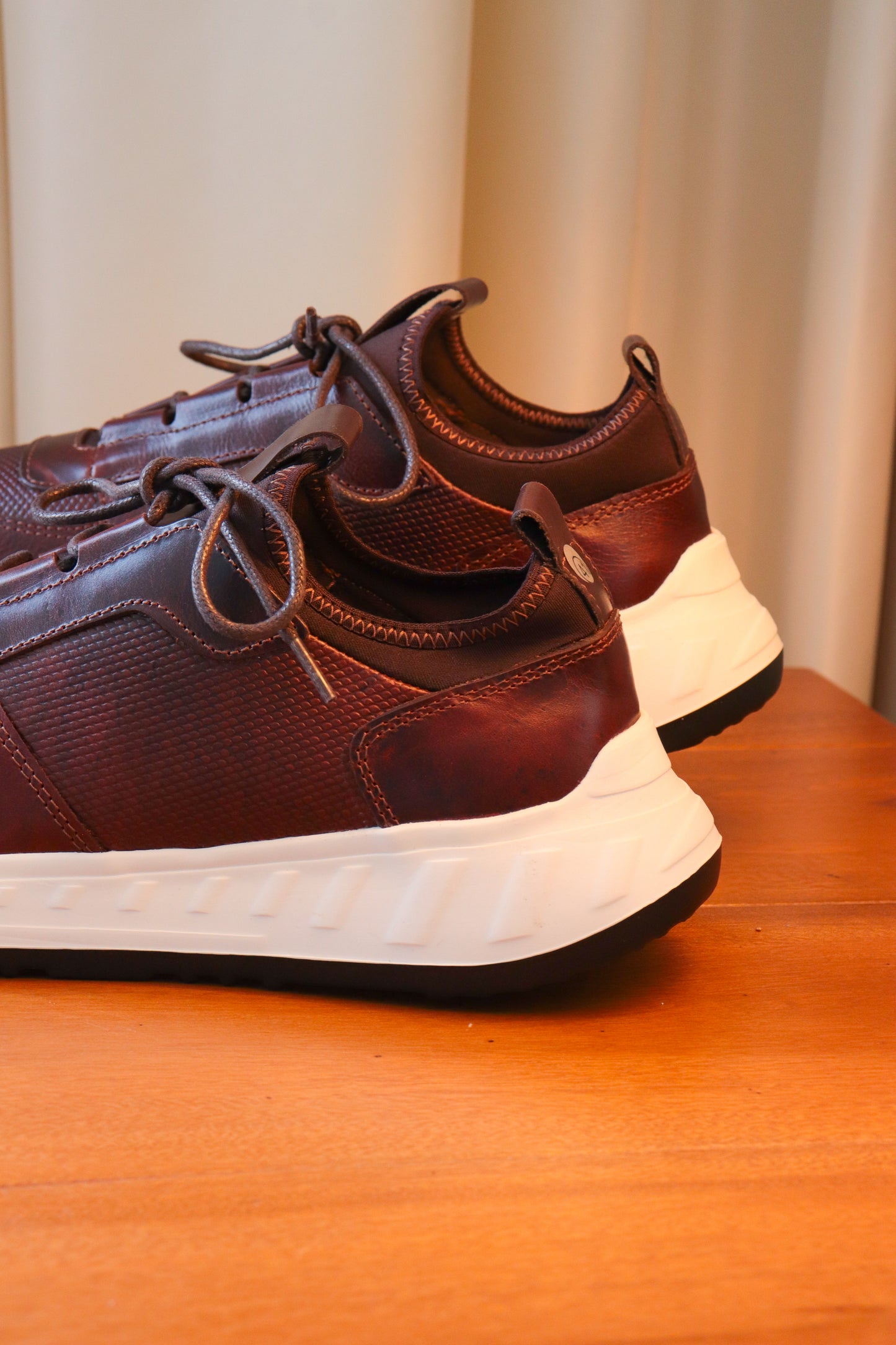 SNEAKERS PARA HOMBRE CERVINO EN CUERO - REF: ATN 355