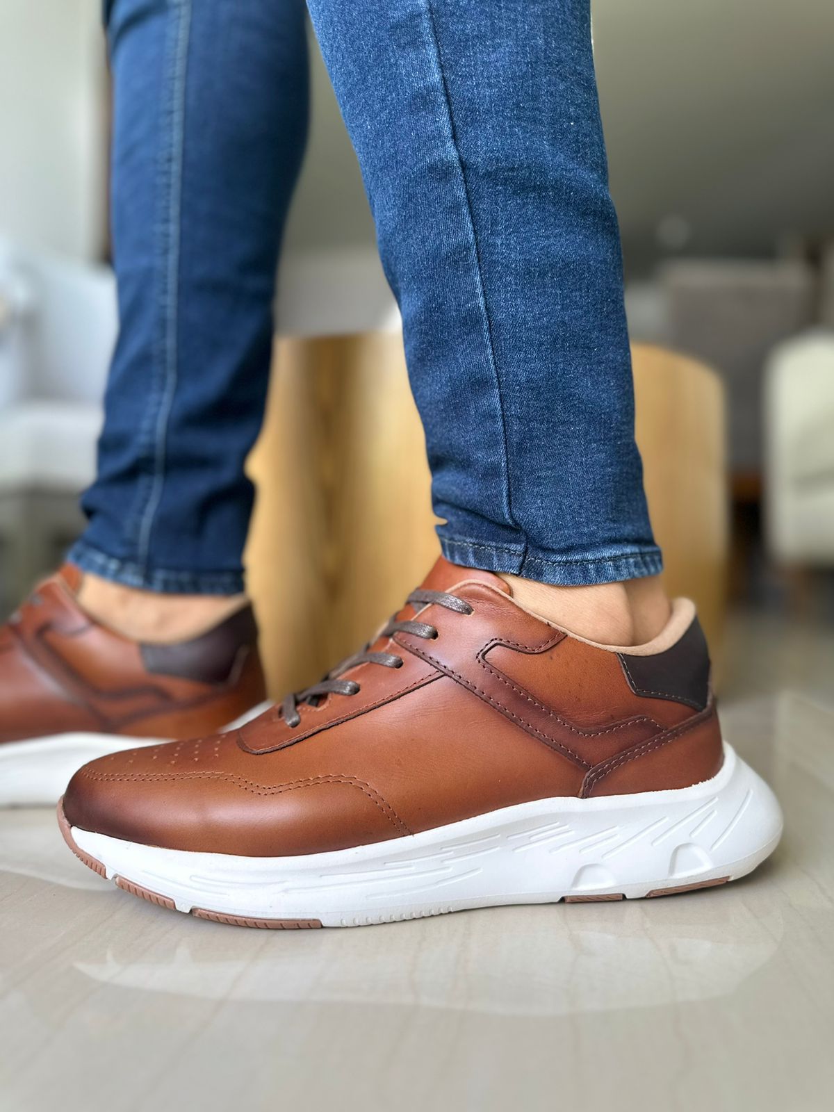 SNEAKER KLAN - EN CUERO - PARA HOMBRE - REF: TIBANA