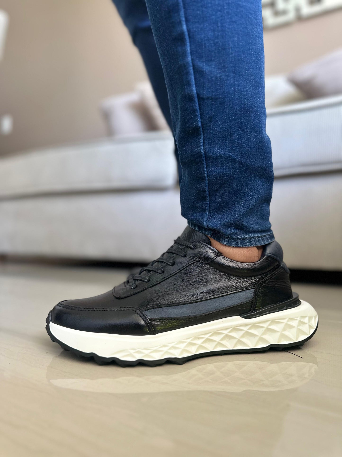 SNEAKERS OLI-CUERO VACUNO -REF 3324