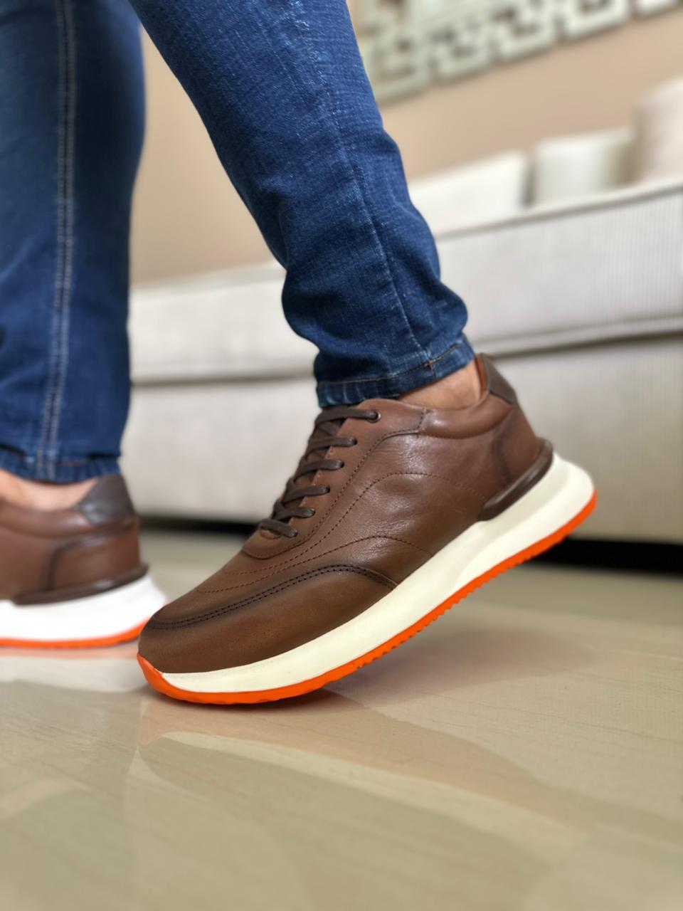 SNEAKERS NACAR-CUERO REF:T-07