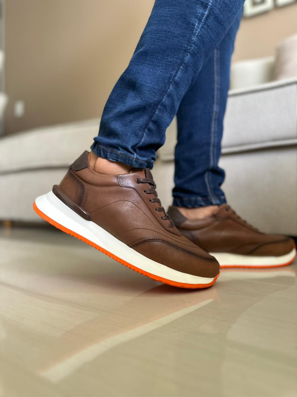 SNEAKERS NACAR-CUERO REF:T-07