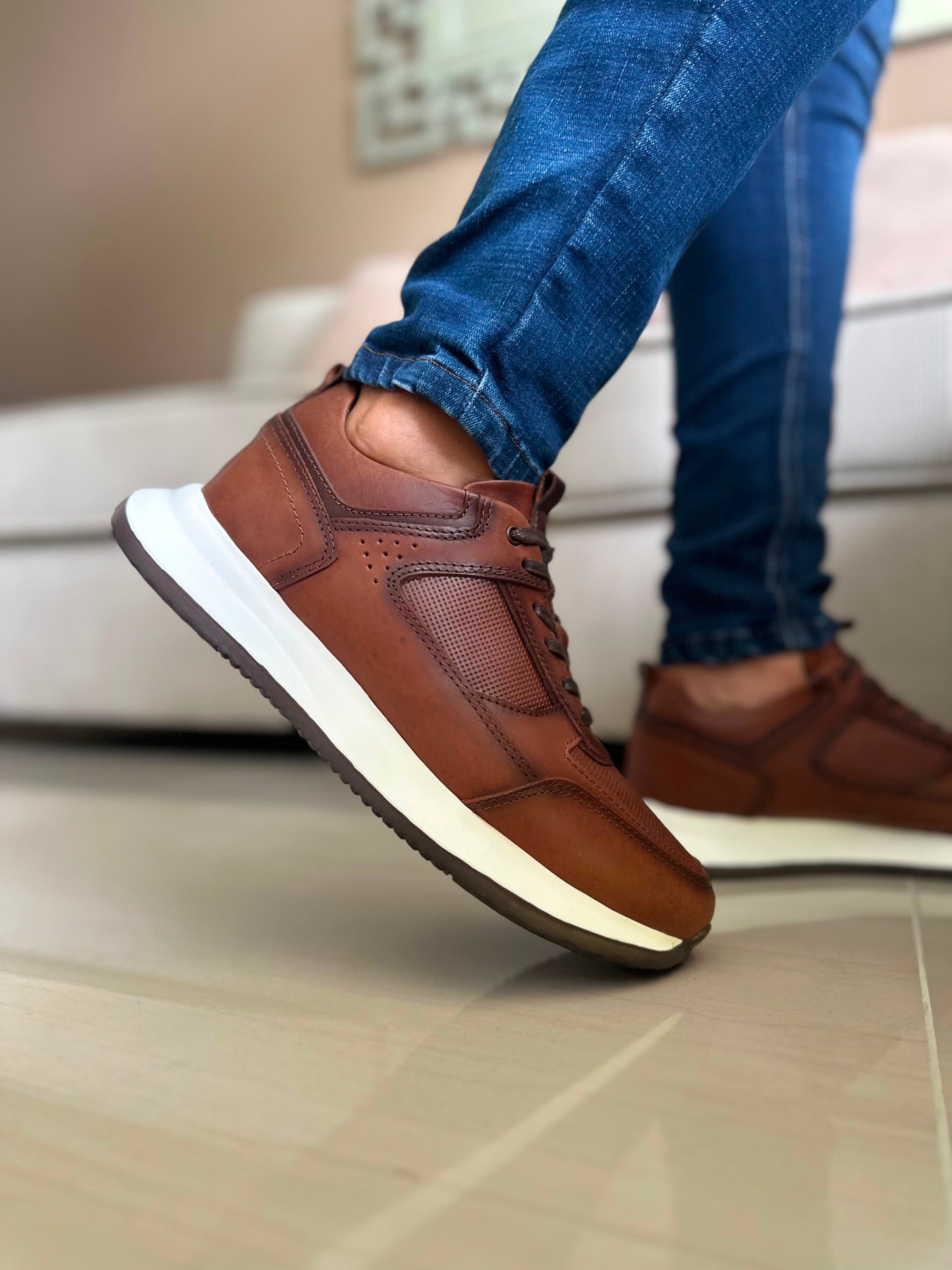 SNEAKERS PIT -CUERO VACUNO REF: T10