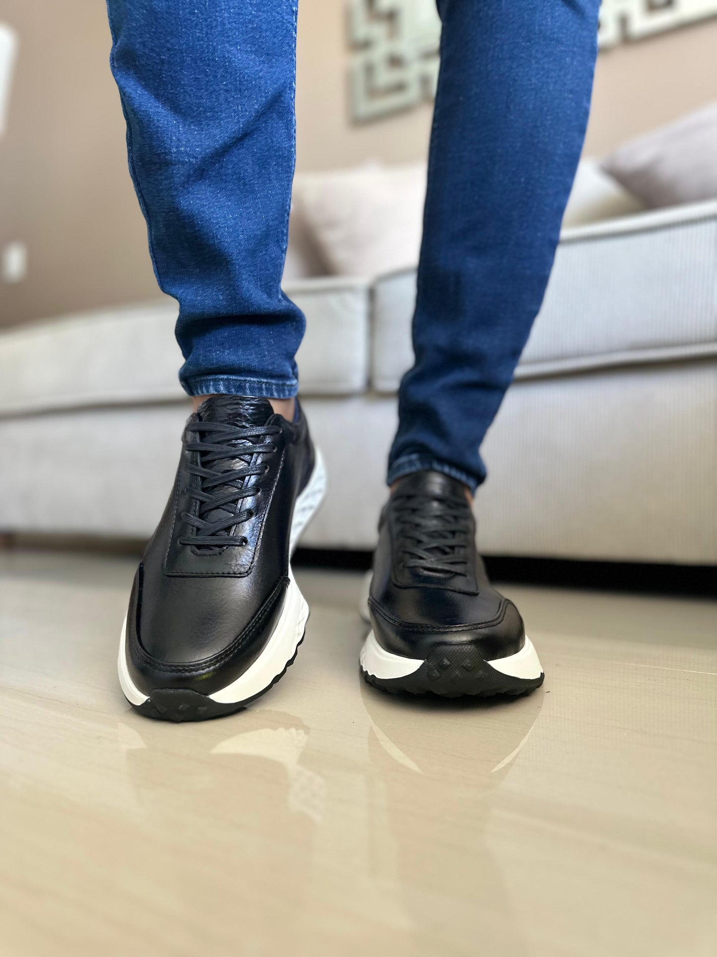 SNEAKERS OLI-CUERO VACUNO -REF 3324