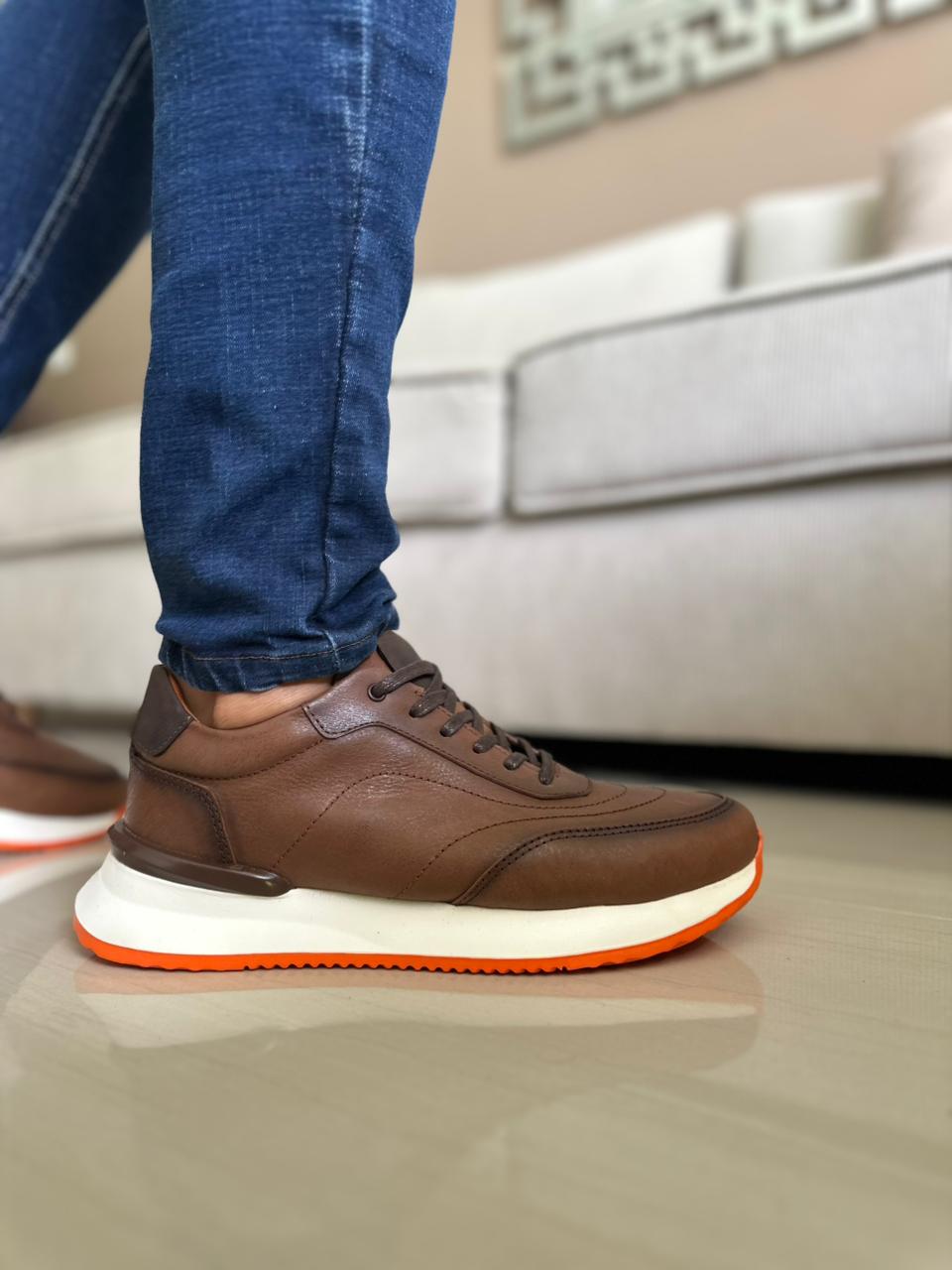 SNEAKERS NACAR-CUERO REF:T-07