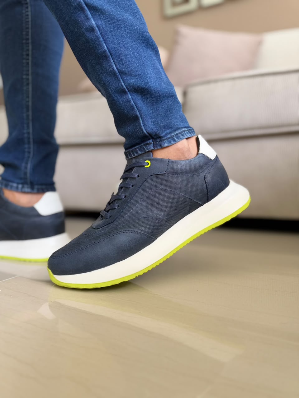 SNEAKERS NACAR-CUERO REF: T-07