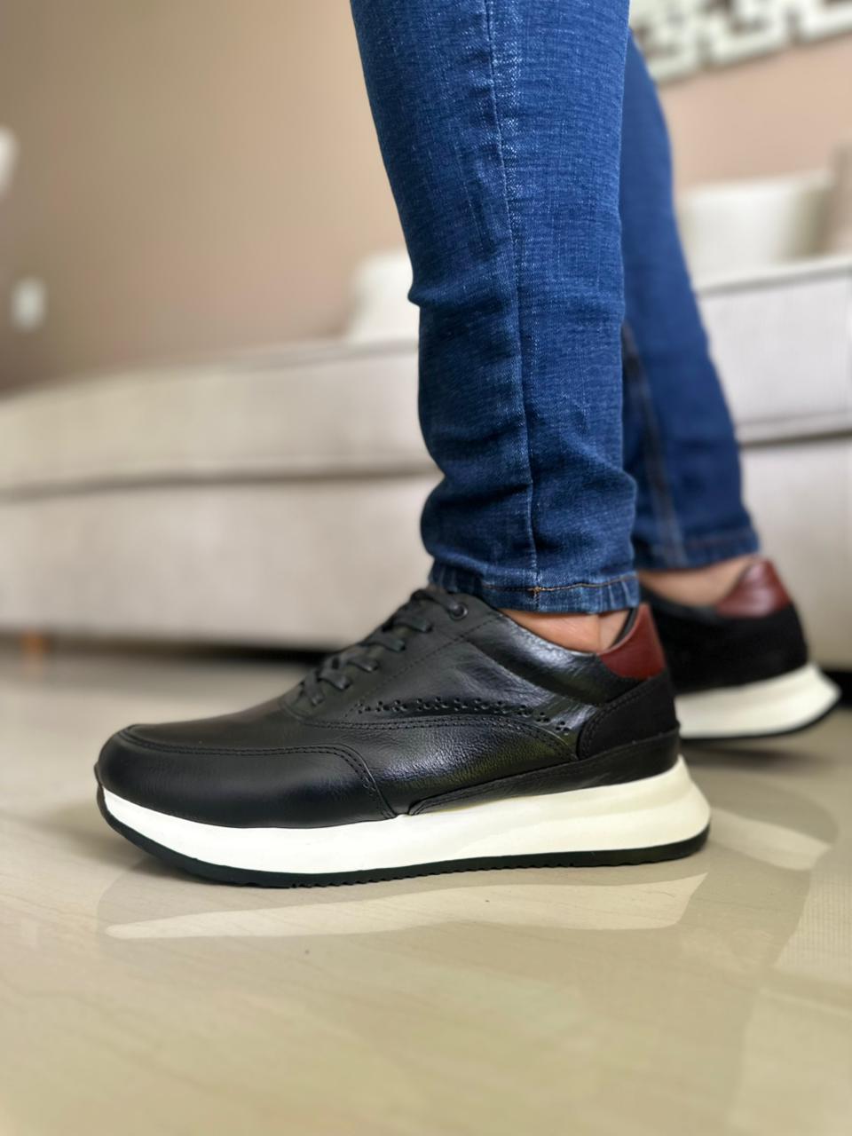 SNEAKERS TOPAXI- CUERO LISO REF:T15