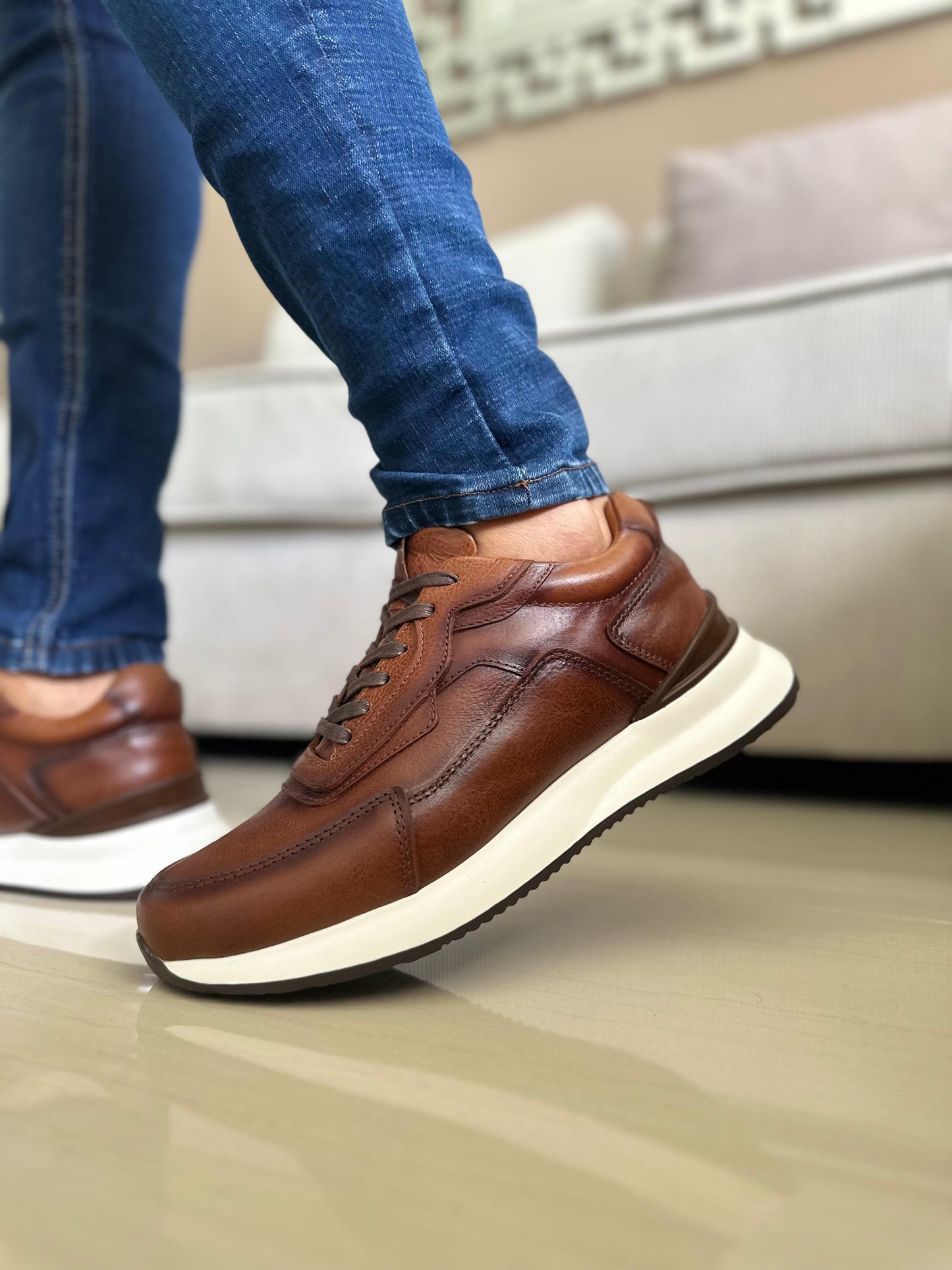 SNEAKERS WERT-CUERO-LIVIANOS