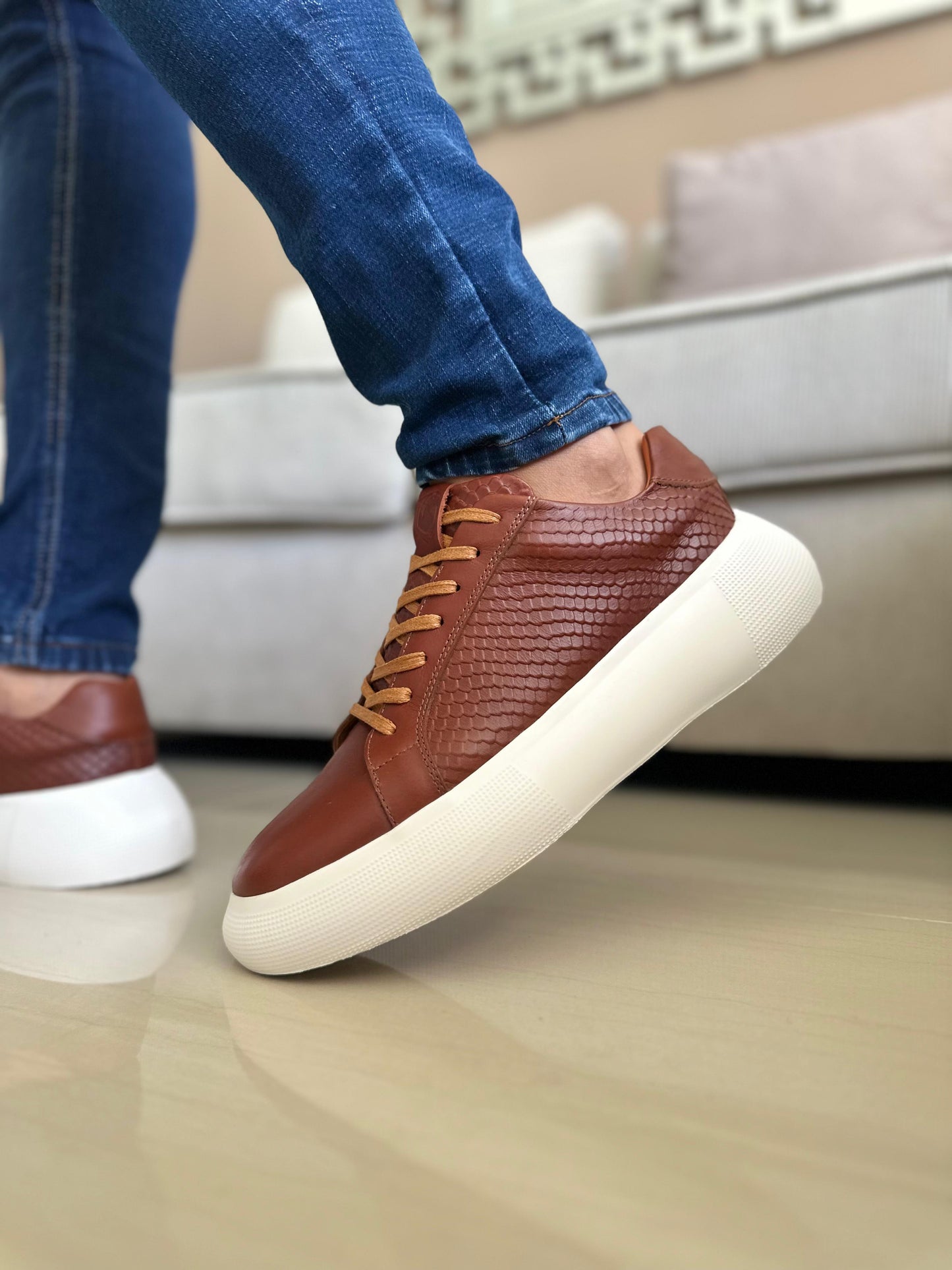 SNEAKERS GIT-CUERO-LIVIANOS