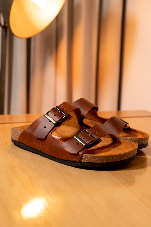 SANDALIA SPECTER - EN CUERO - PARA HOMBRE - REF: 55