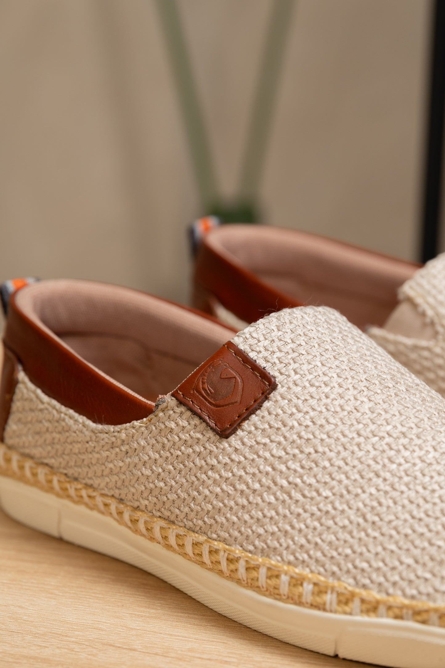 NUEVAS ALPARGATAS-EN LONA Y YUTE REF: 867 CREMA