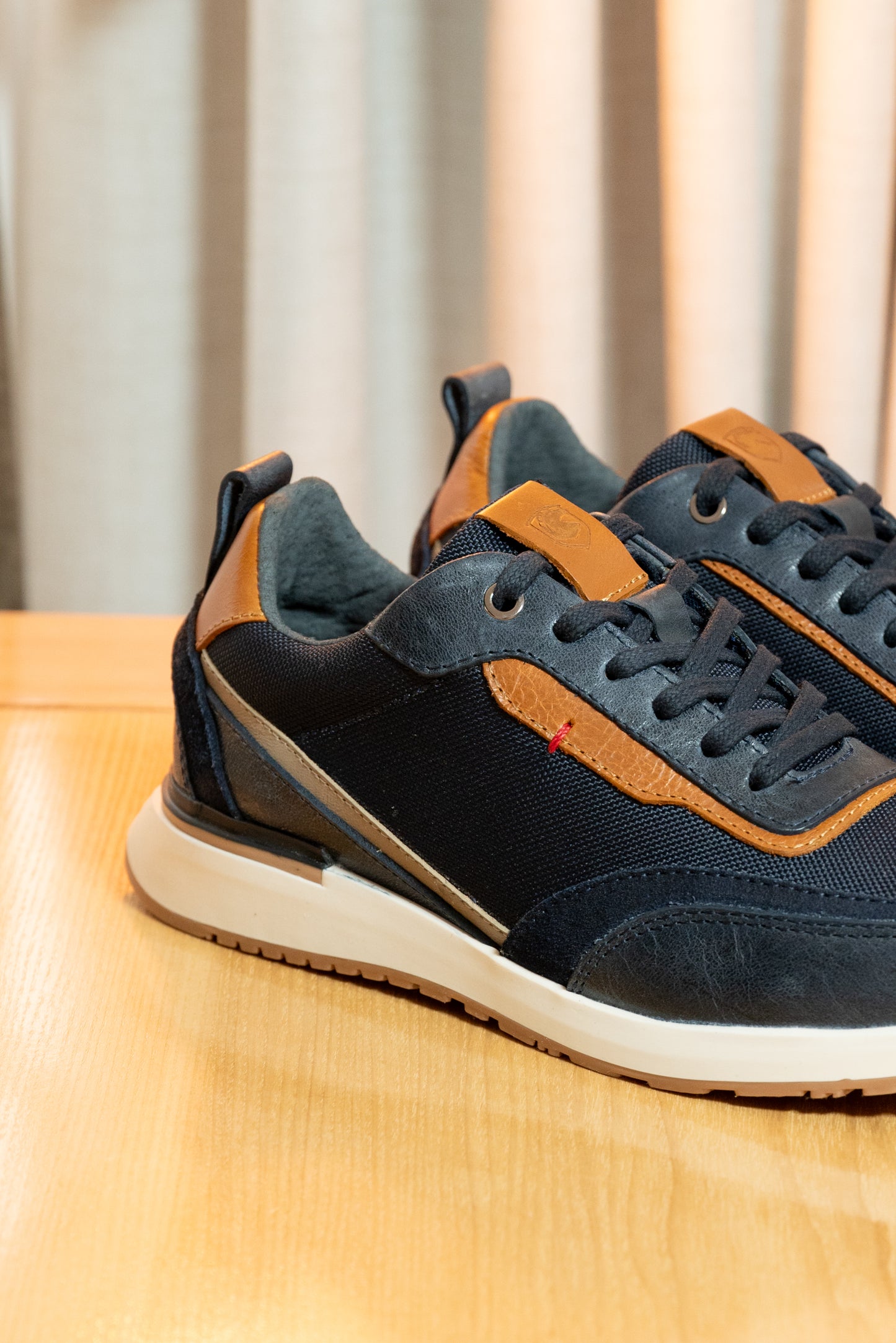 SNEAKERS GOP  EN CUERO\LONA -REF: 317 AZUL