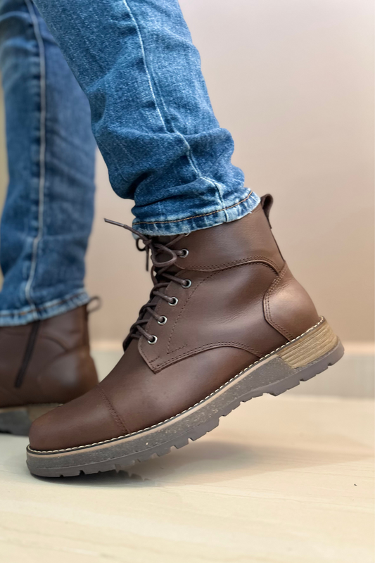 BOTAS GALE - EN CUERO - PARA HOMBRE