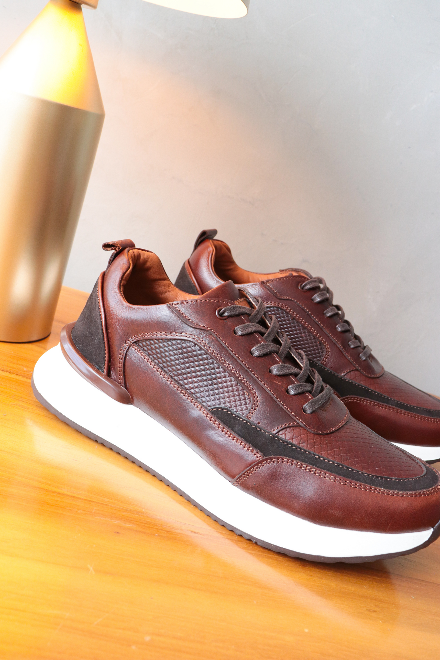 SNEAKERS NICK - PARA HOMBRE - EN CUERO - REF: SPN 3205