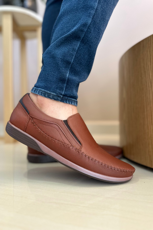 MOCASÍN DEKKO - EN CUERO - PARA HOMBRE - REF: ADO 6306