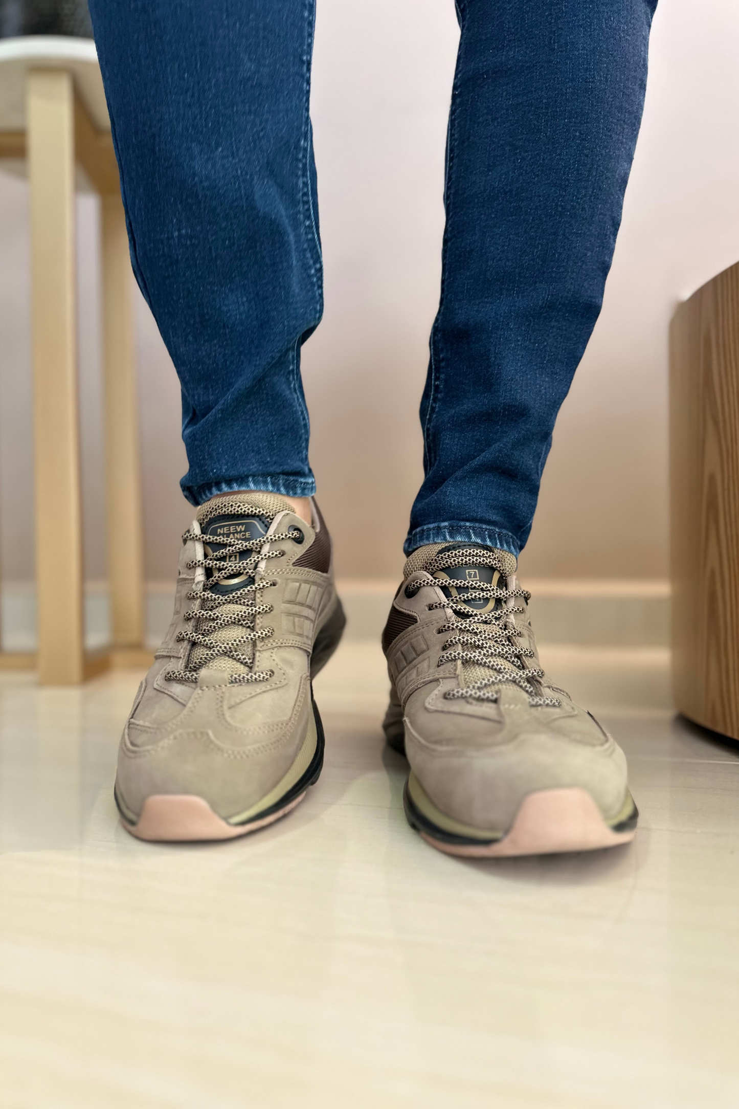 SNEAKER CHAD - EN CUERO - PARA HOMBRE