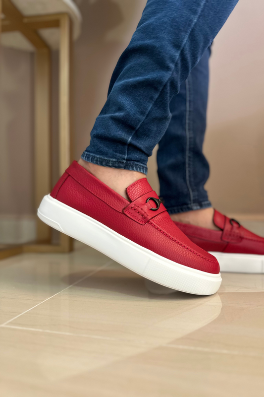 MOCASÍN ROM - EN CUERO - PARA HOMBRE