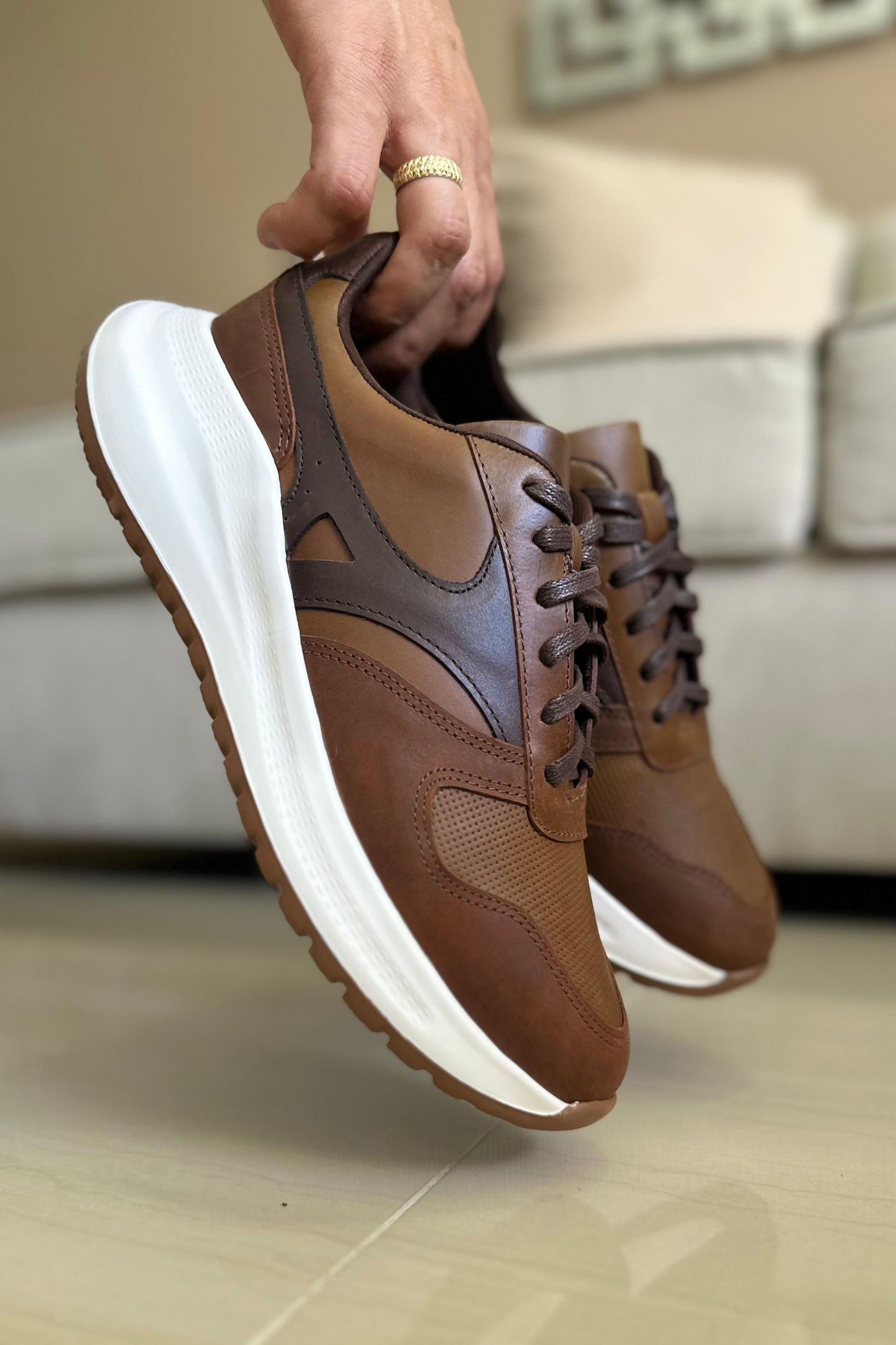 SNEAKERS QUERETARO - PARA HOMBRE - EN CUERO