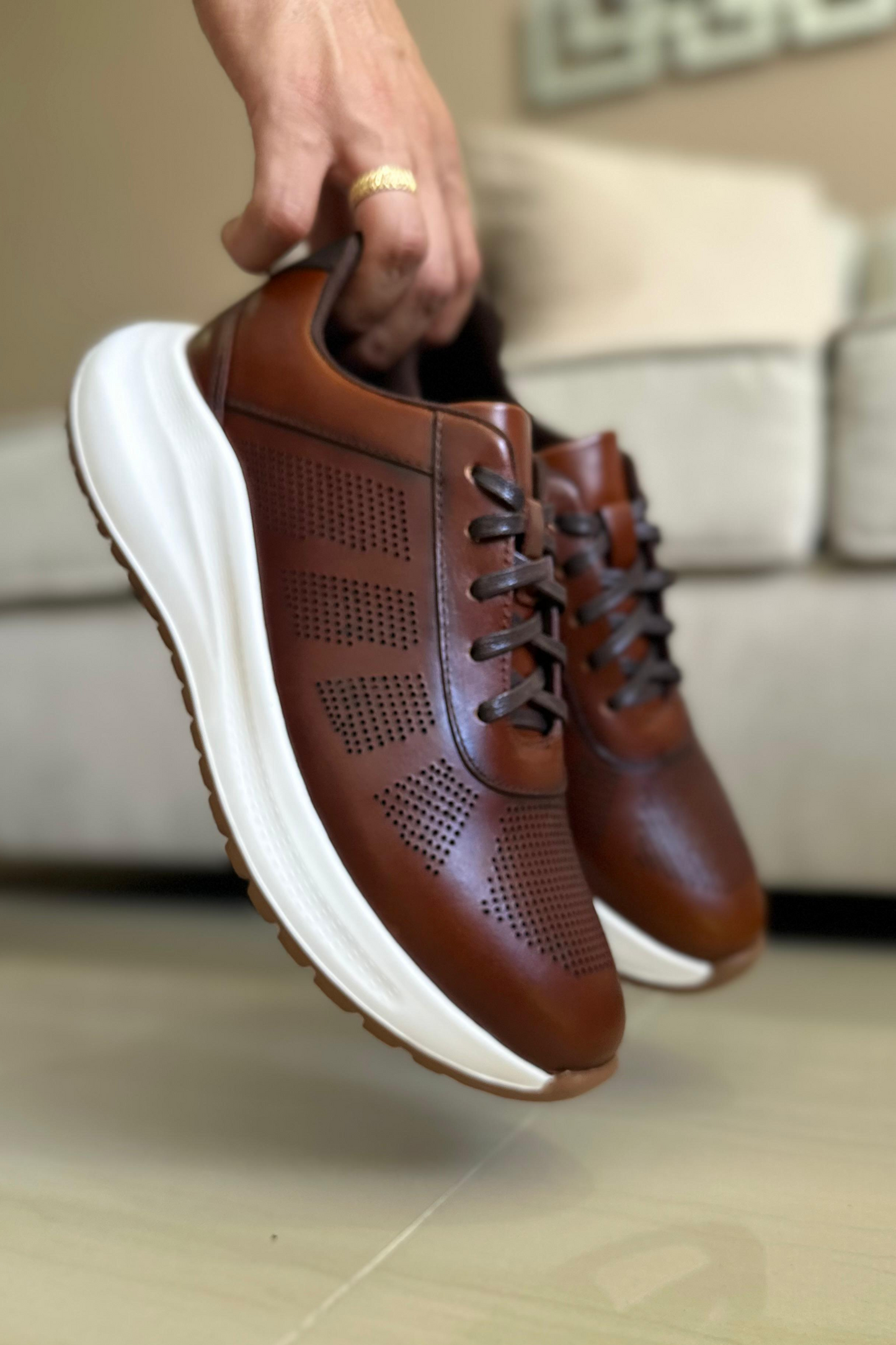 SNEAKERS ZOROAK - PARA HOMBRE - EN CUERO REF: CERRITO