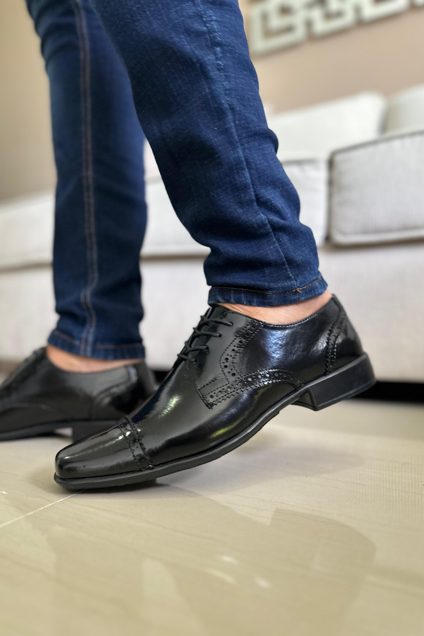 ELEGANTES ASAN - EN CUERO  - PARA HOMBRE