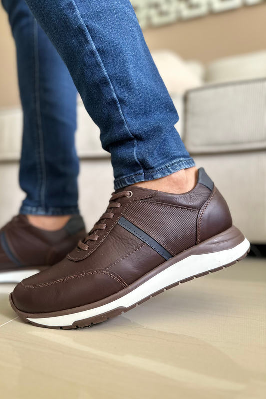 SNEAKER HAWK - EN CUERO - PARA HOMBRE