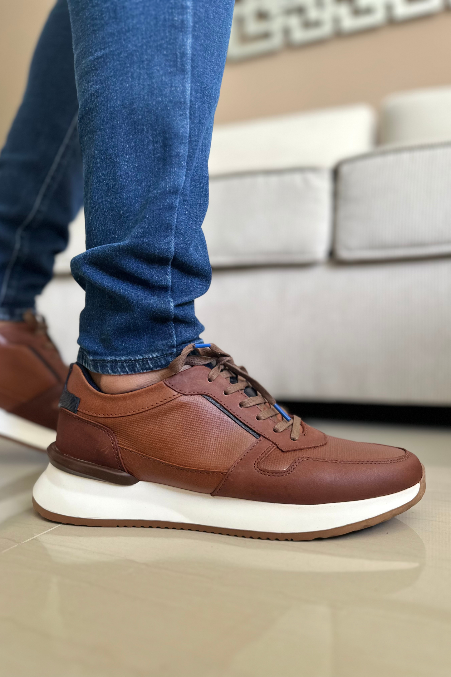 SNEAKER BAIT - EN CUERO - PARA HOMBRE