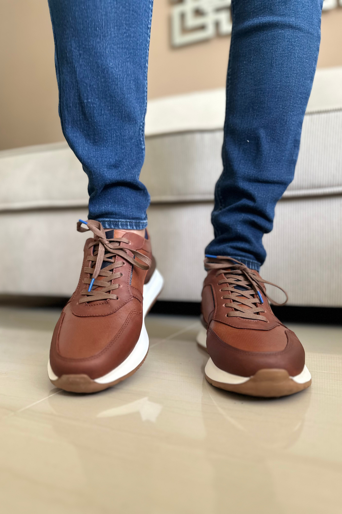 SNEAKER BAIT - EN CUERO - PARA HOMBRE