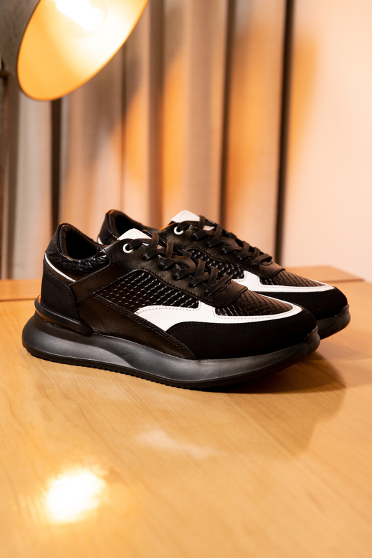 SNEAKERS REECE - PARA HOMBRE - EN CUERO - REF: C22